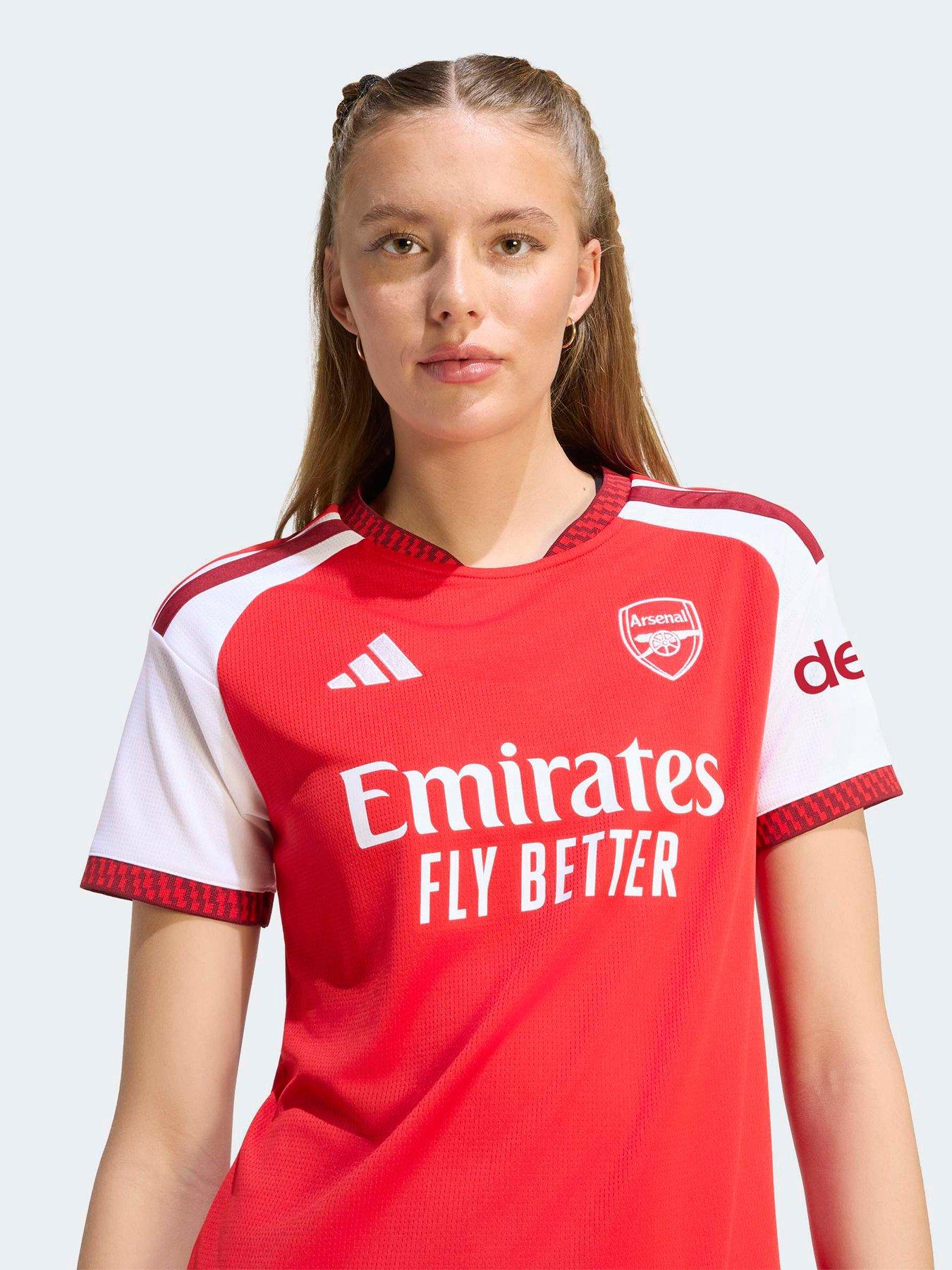 Image 4 of 5 of adidas Womens Arsenal Fc 26/27 Home Stadium Replica Shirt - Red