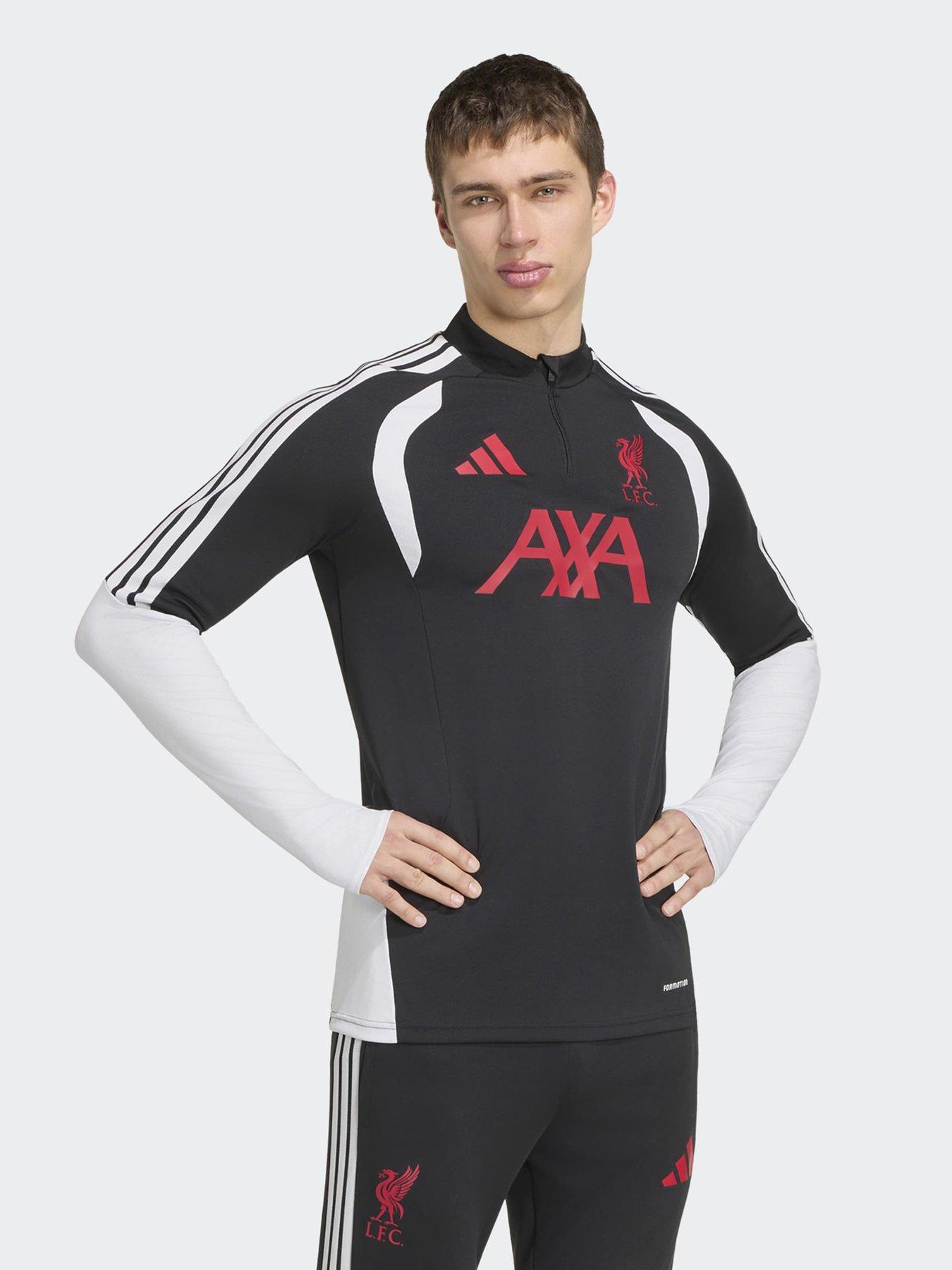 Image 1 of 6 of adidas Mens Liverpool Fc 26/27 Tiro Training 1/4 Zip Top - Black