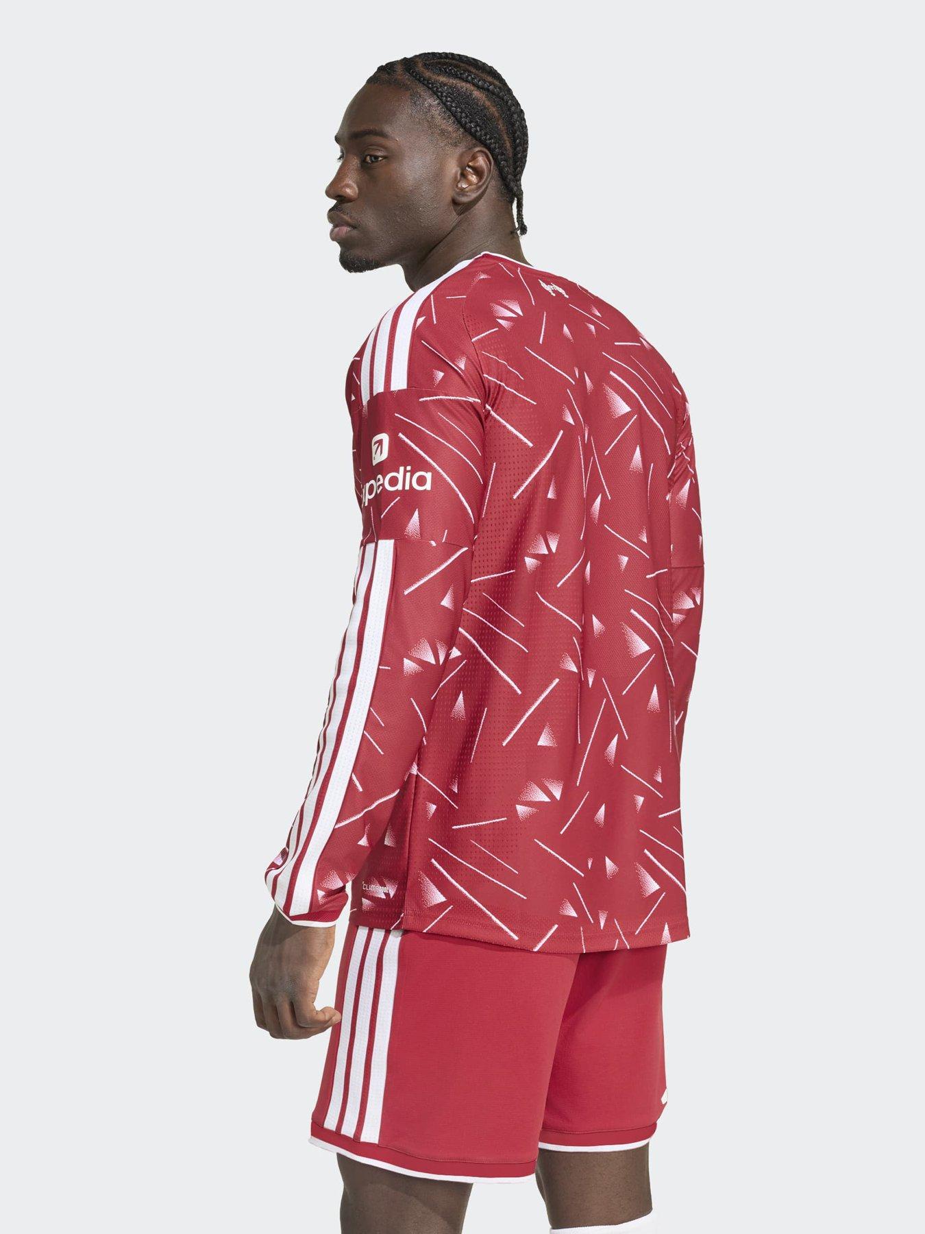 Image 2 of 5 of adidas Mens Liverpool Fc 26/27 Home Authentic Replica Long Sleeve Shirt - Red