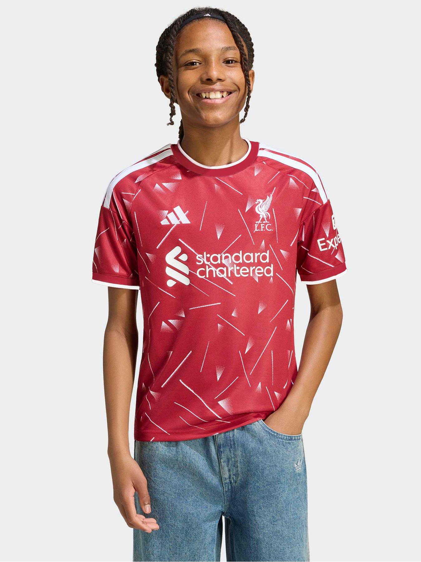 adidas Junior Liverpool Fc 26/27 Home Staidum Replica Shirt - Red