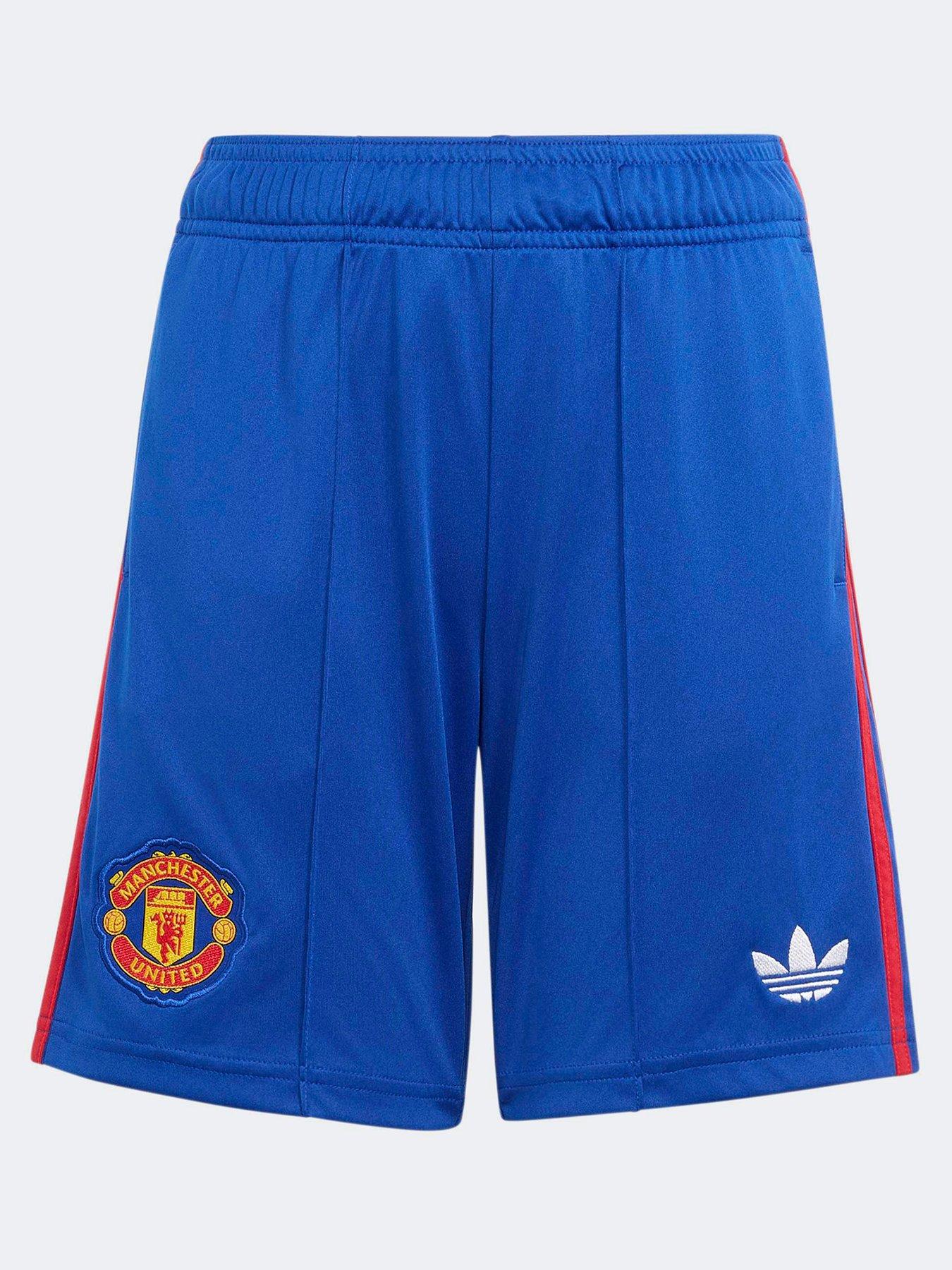 Image 2 of 4 of adidas Junior Manchester United 26/27 Away Shorts - Blue