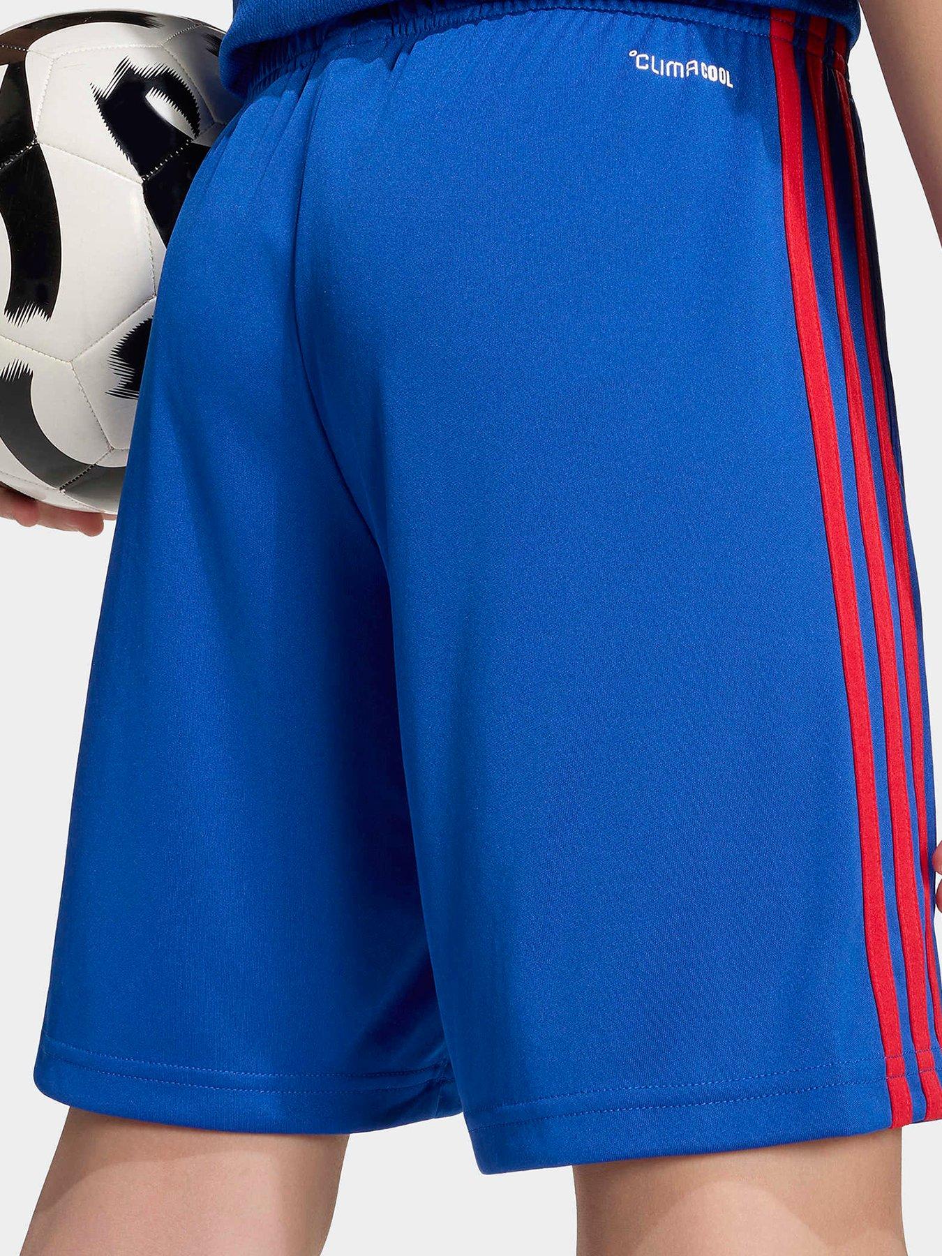 Image 3 of 4 of adidas Junior Manchester United 26/27 Away Shorts - Blue