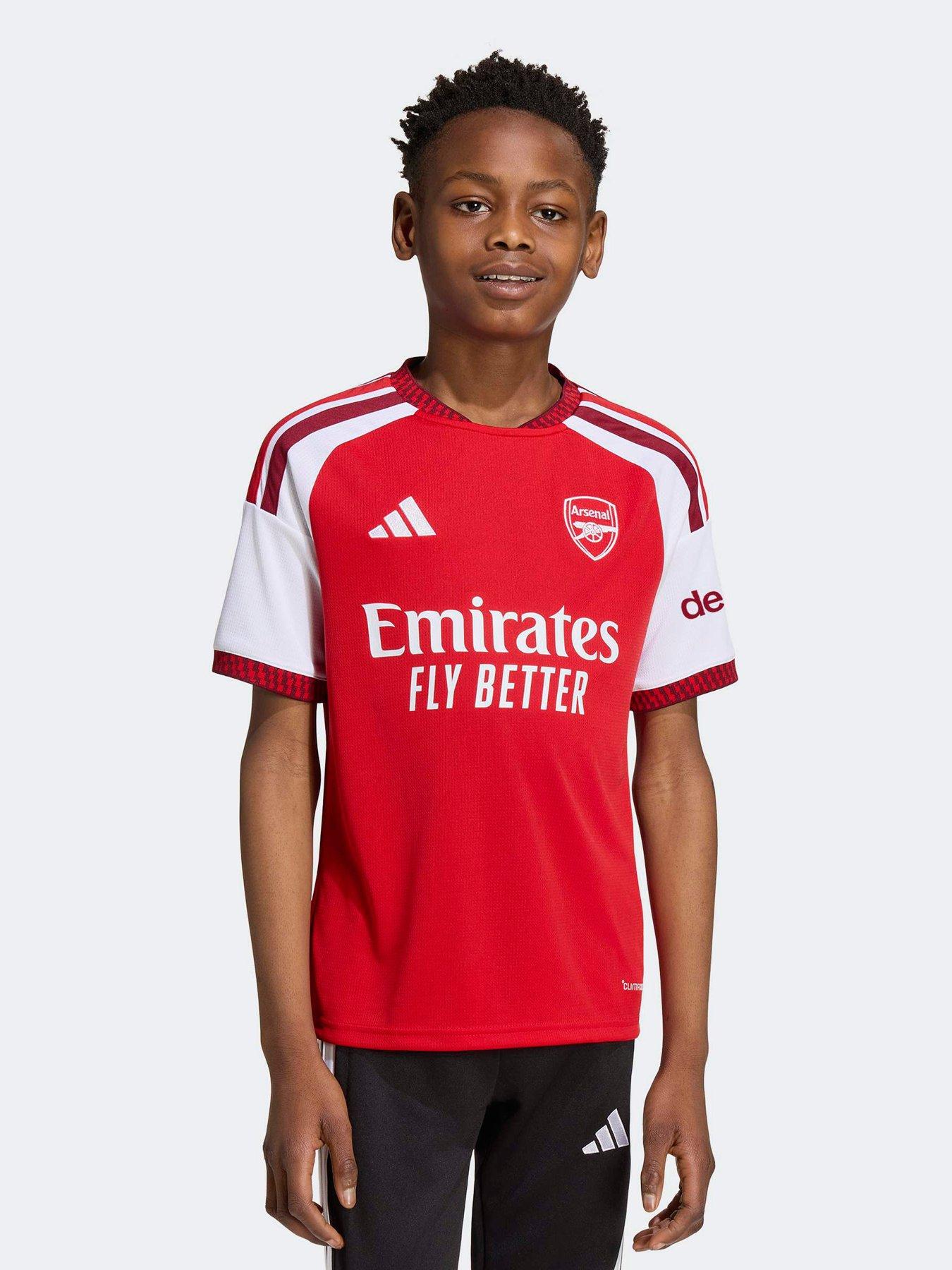 Adidas Junior Arsenal Fc 26/27 Home Stadium Replica Shirt - Red