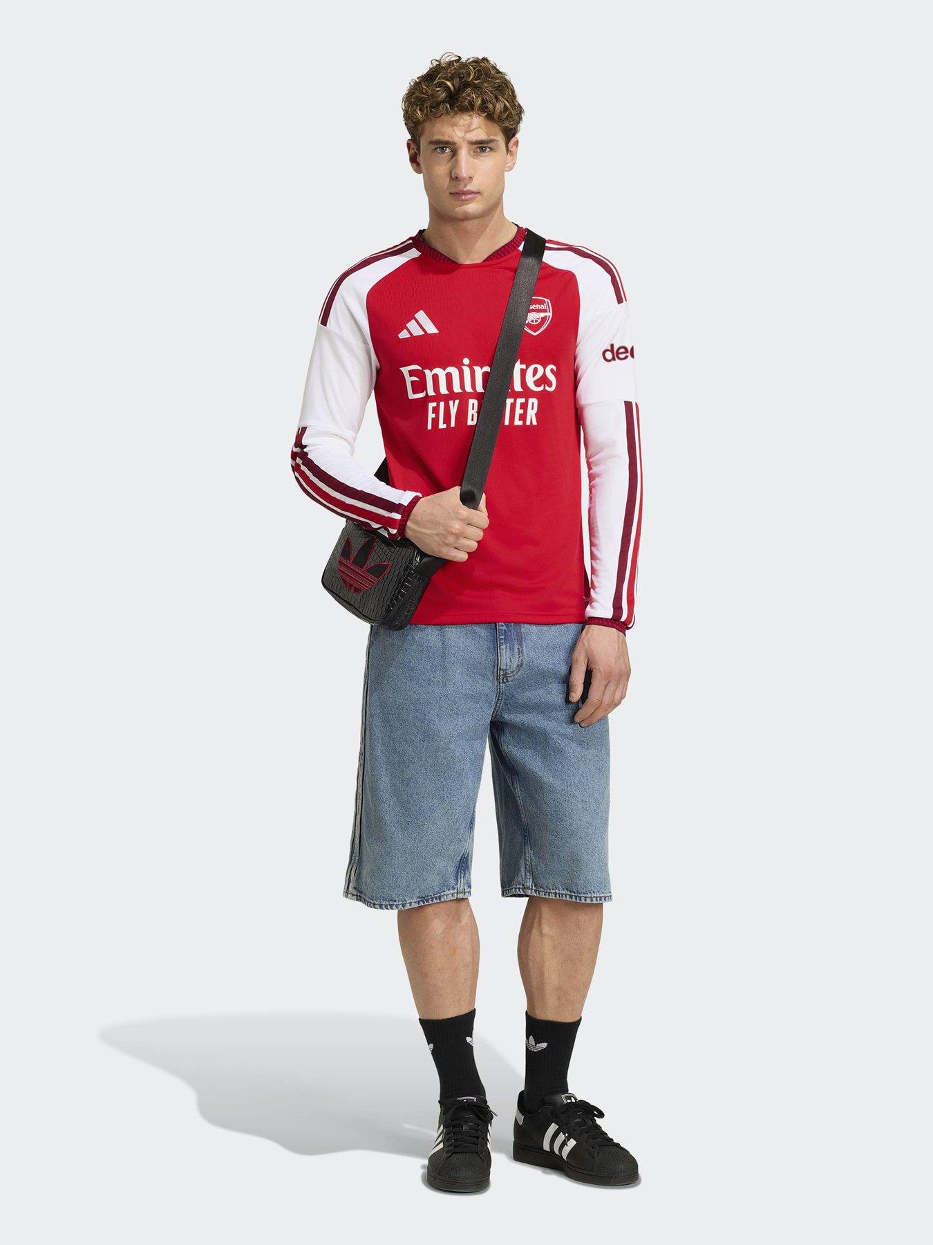 Image 4 of 5 of adidas PRE ORDER&nbsp;Mens Arsenal Fc 26/27 Home Long Sleeve Stadium Replica Shirt - Red