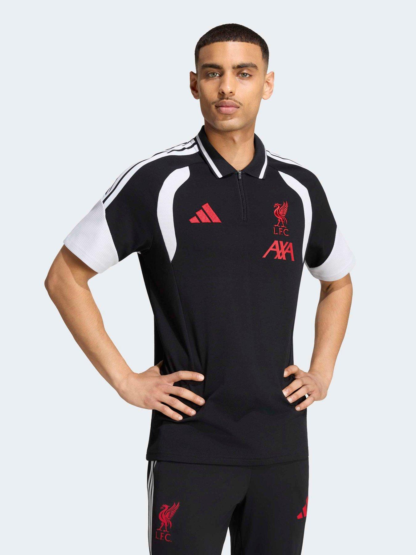 adidas Mens Liverpool FC Training Polo - Black