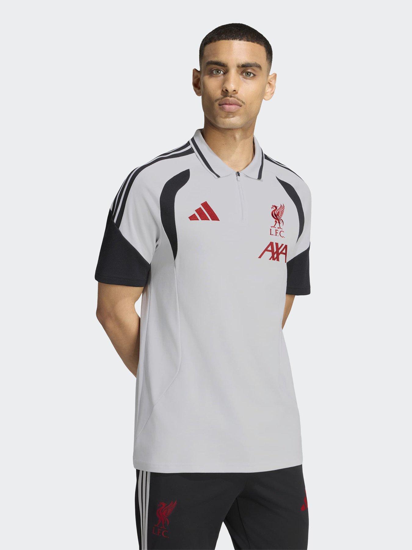 adidas Mens Liverpool Fc Training Polo - Grey