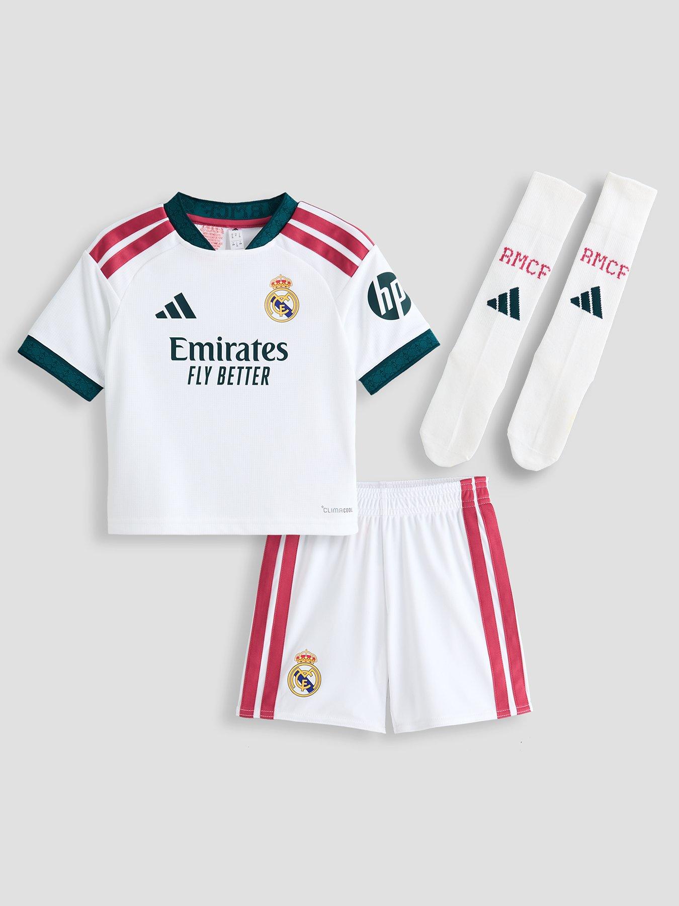 Adidas Junior Real Madrid 26/27 Home Mini Kit - White