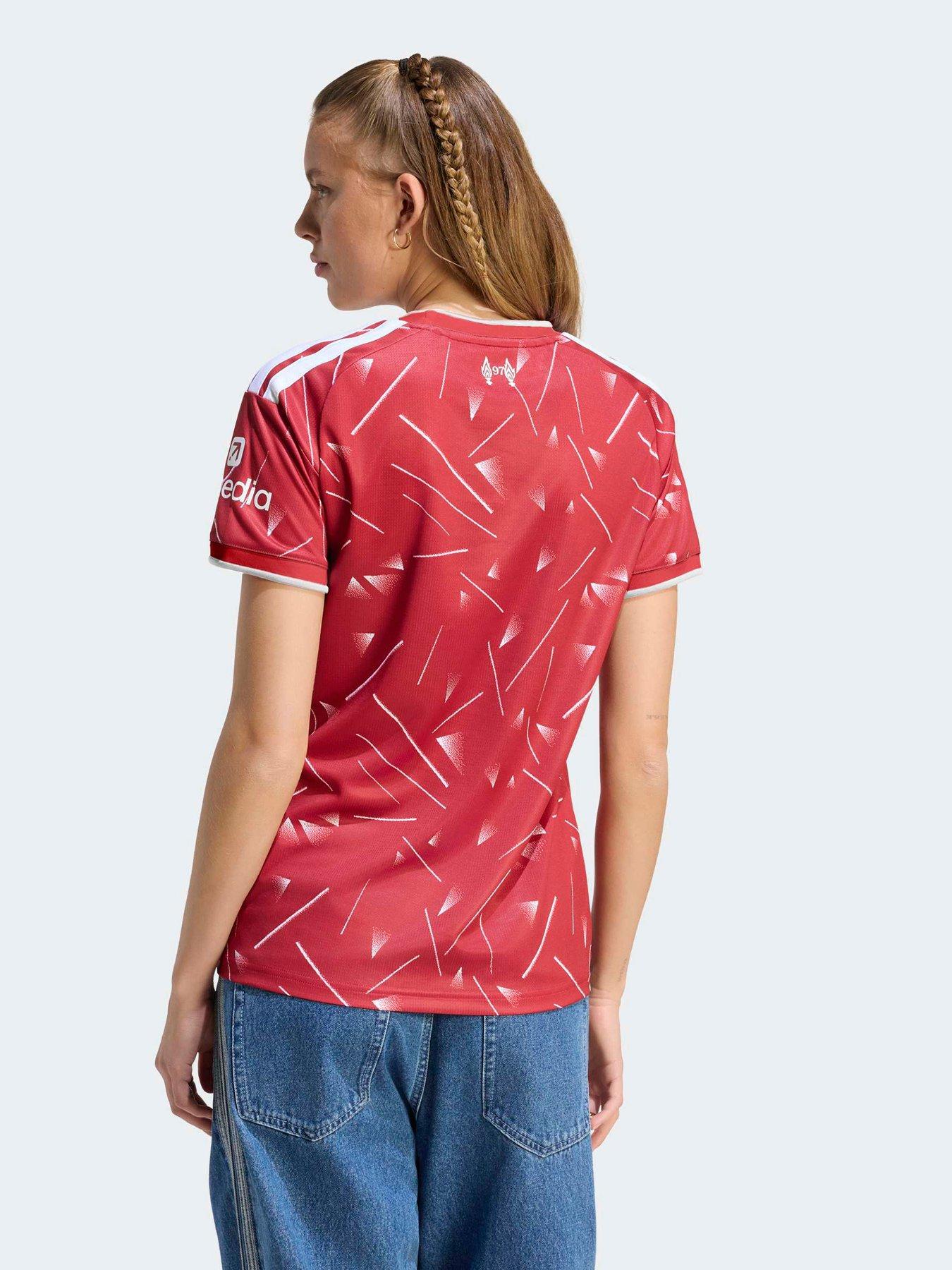 Image 2 of 5 of adidas Womens Liverpool Fc 26/27 Home Stadium Replica Shirt - Red