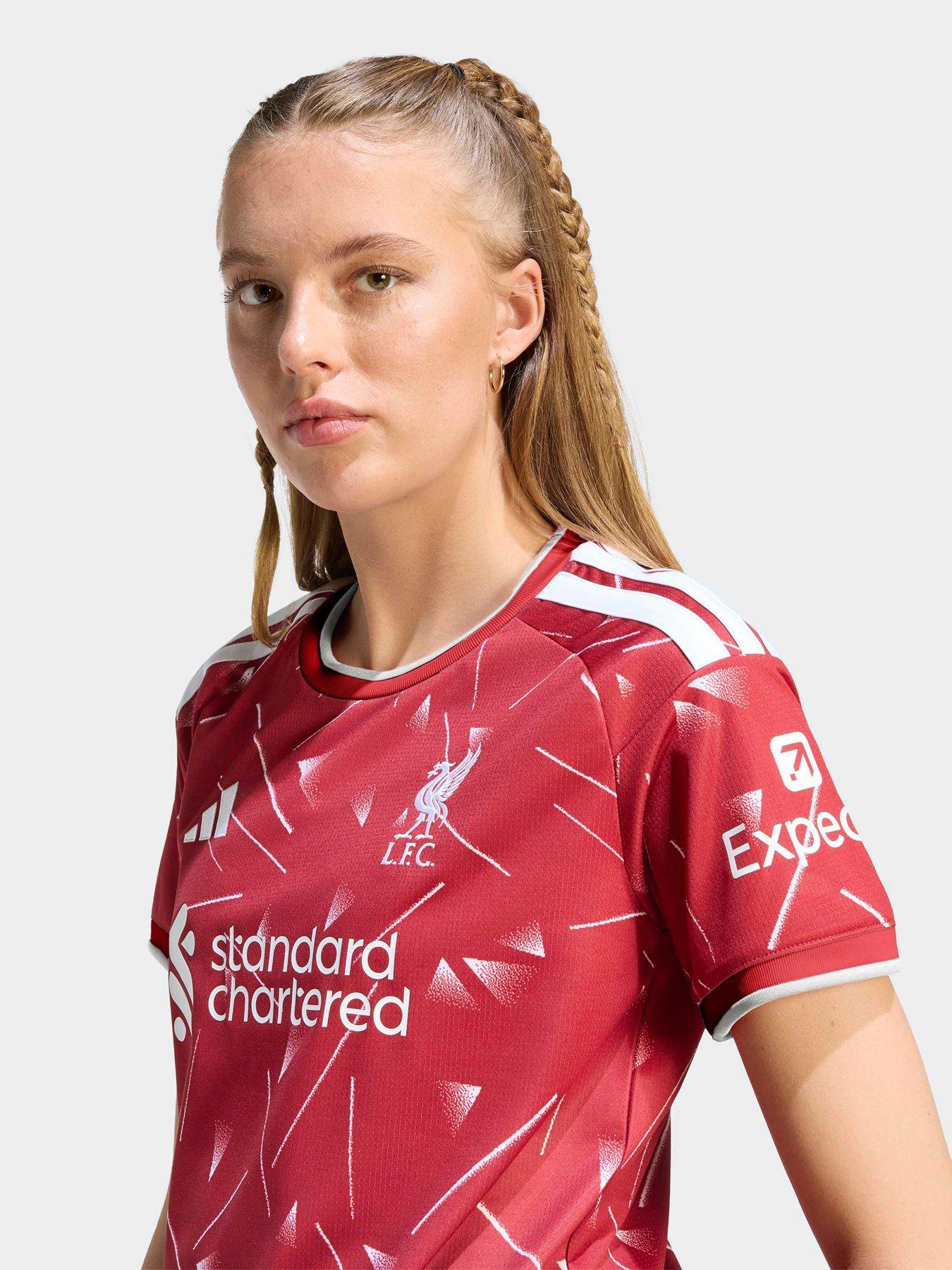 Image 4 of 5 of adidas Womens Liverpool Fc 26/27 Home Stadium Replica Shirt - Red