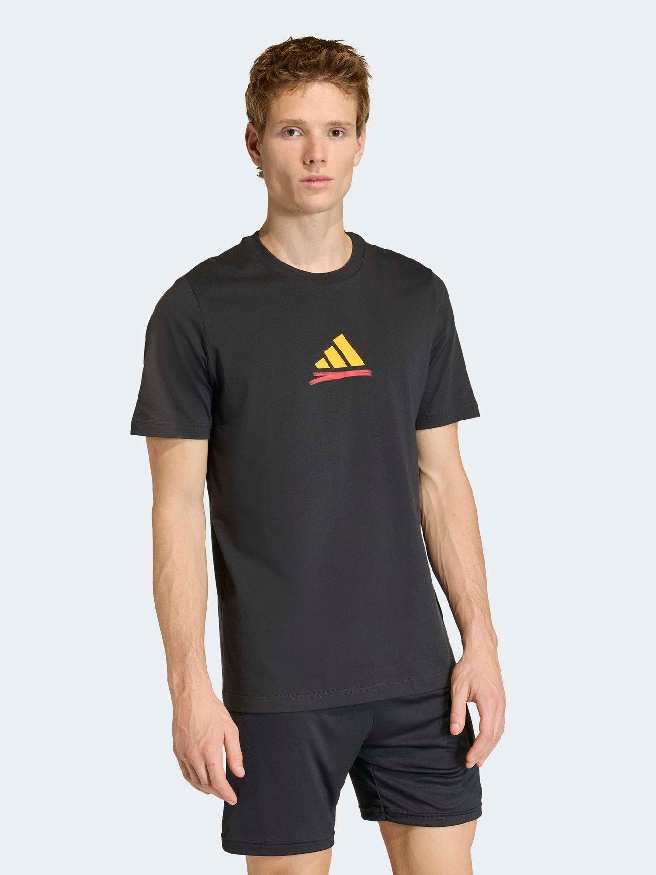 adidas Mens Germany World Cup Tee - Black