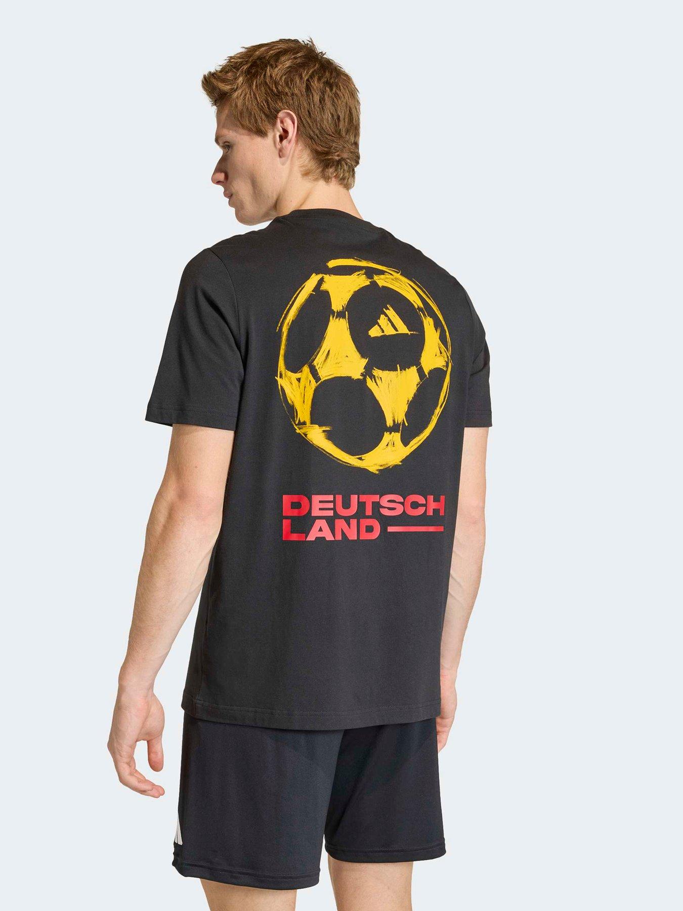 Image 2 of 5 of adidas Mens Germany World Cup Tee - Black
