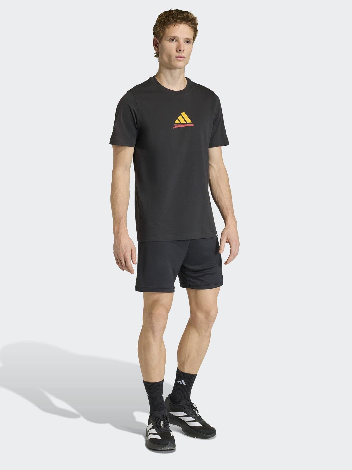 Image 3 of 5 of adidas Mens Germany World Cup Tee - Black
