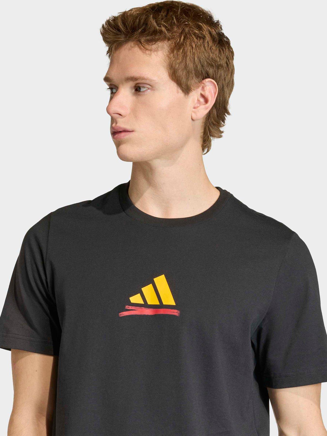 Image 5 of 5 of adidas Mens Germany World Cup Tee - Black