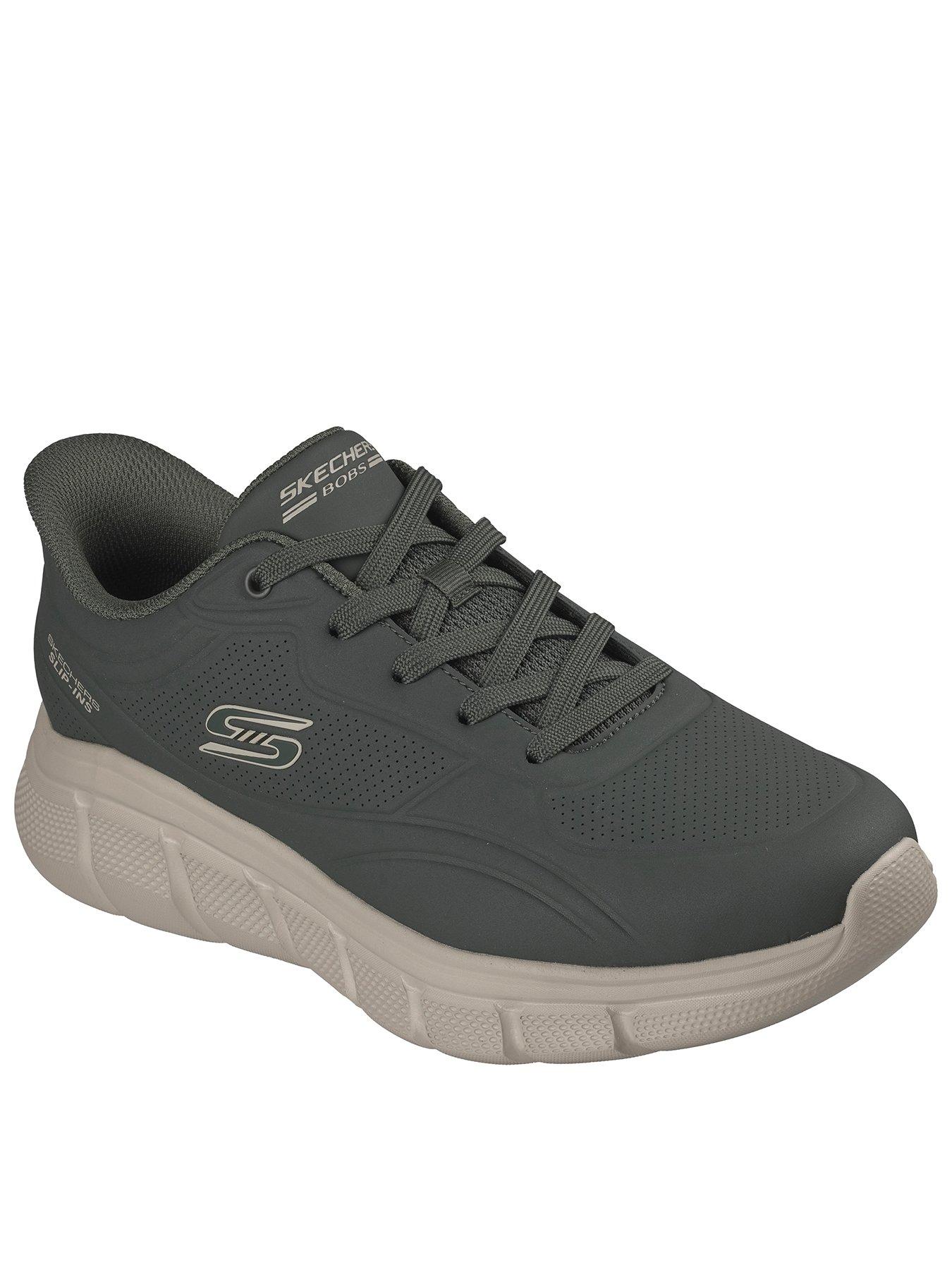 Skechers Pull-On Lace Trainers - Green