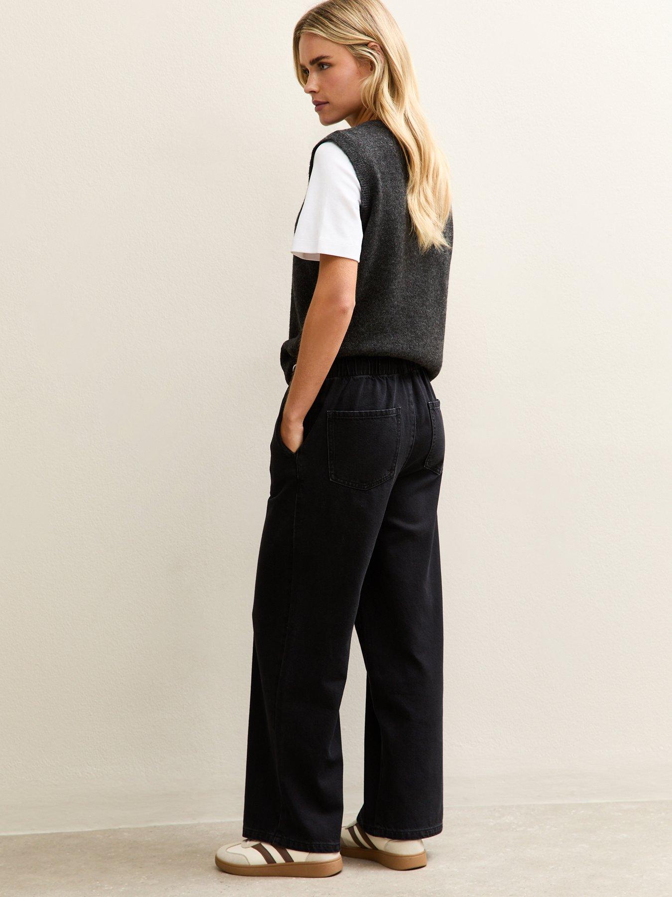 new-look-petite-pull-on-wide-leg-jeans-blackstillFront