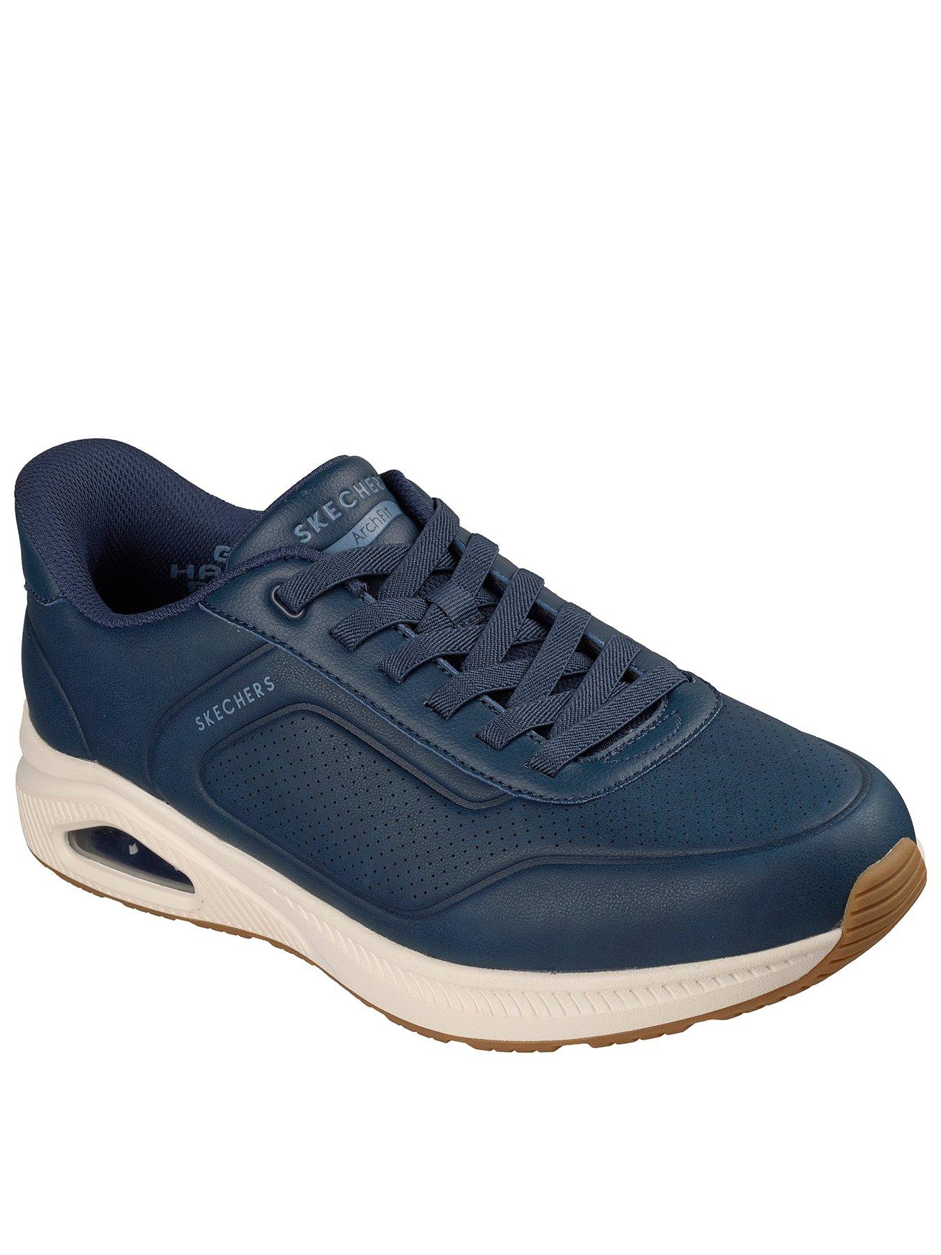Skechers Arch Fit Slip-On Trainers - Navy