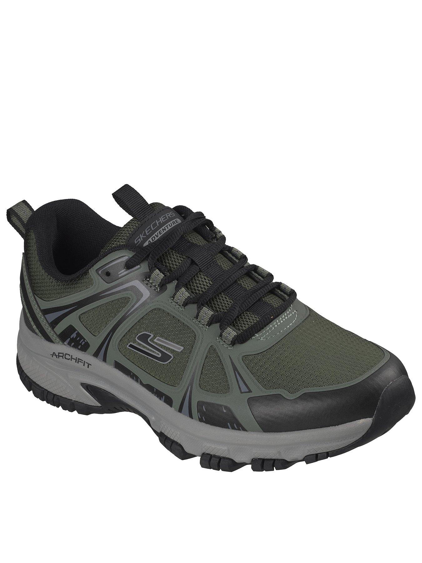 Image 1 of 6 of Skechers Arch Fit Hillcrest Arch Fit Hotmelt Overlay Lace Up - Green