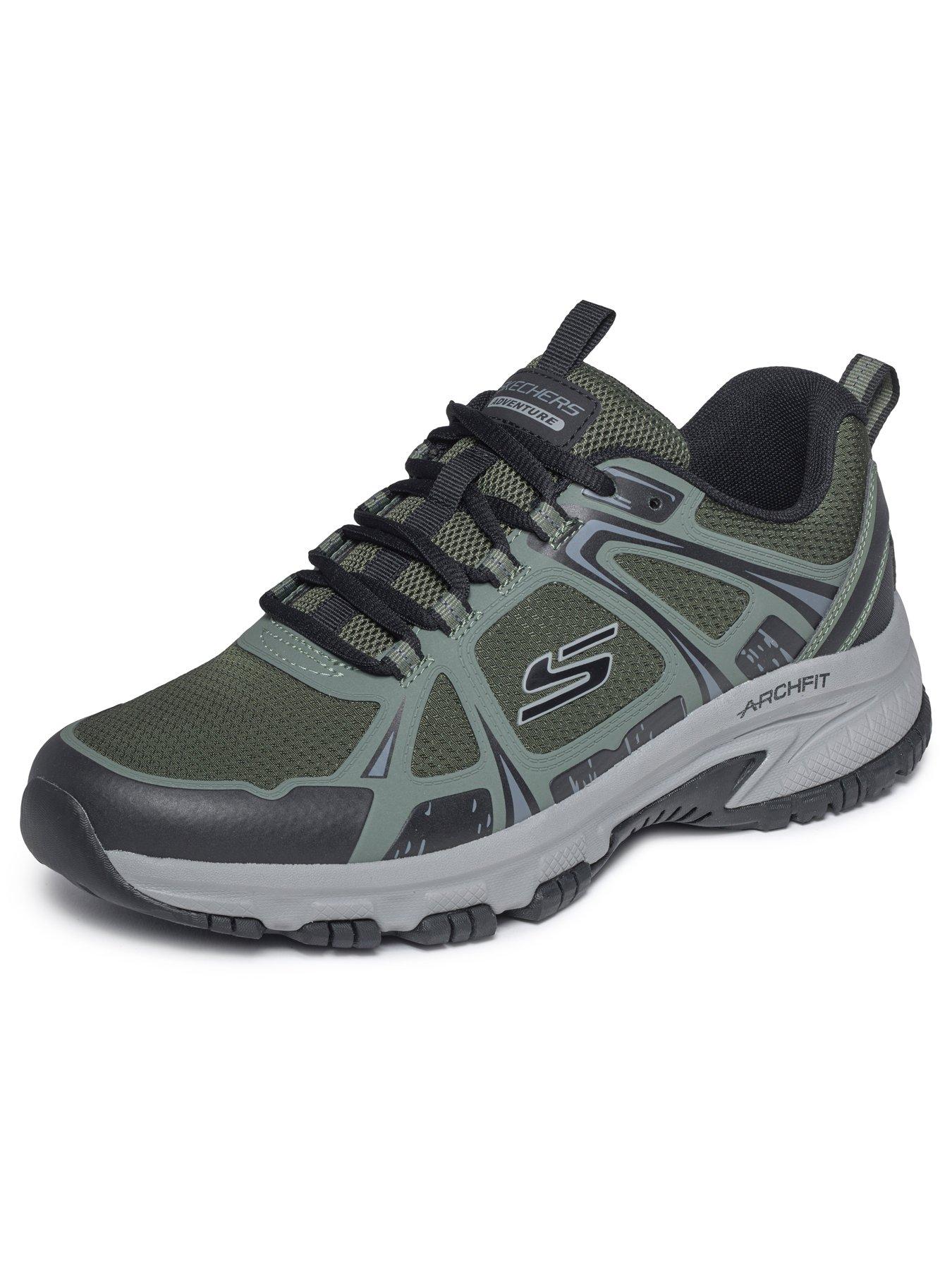 Image 6 of 6 of Skechers Arch Fit Hillcrest Arch Fit Hotmelt Overlay Lace Up - Green