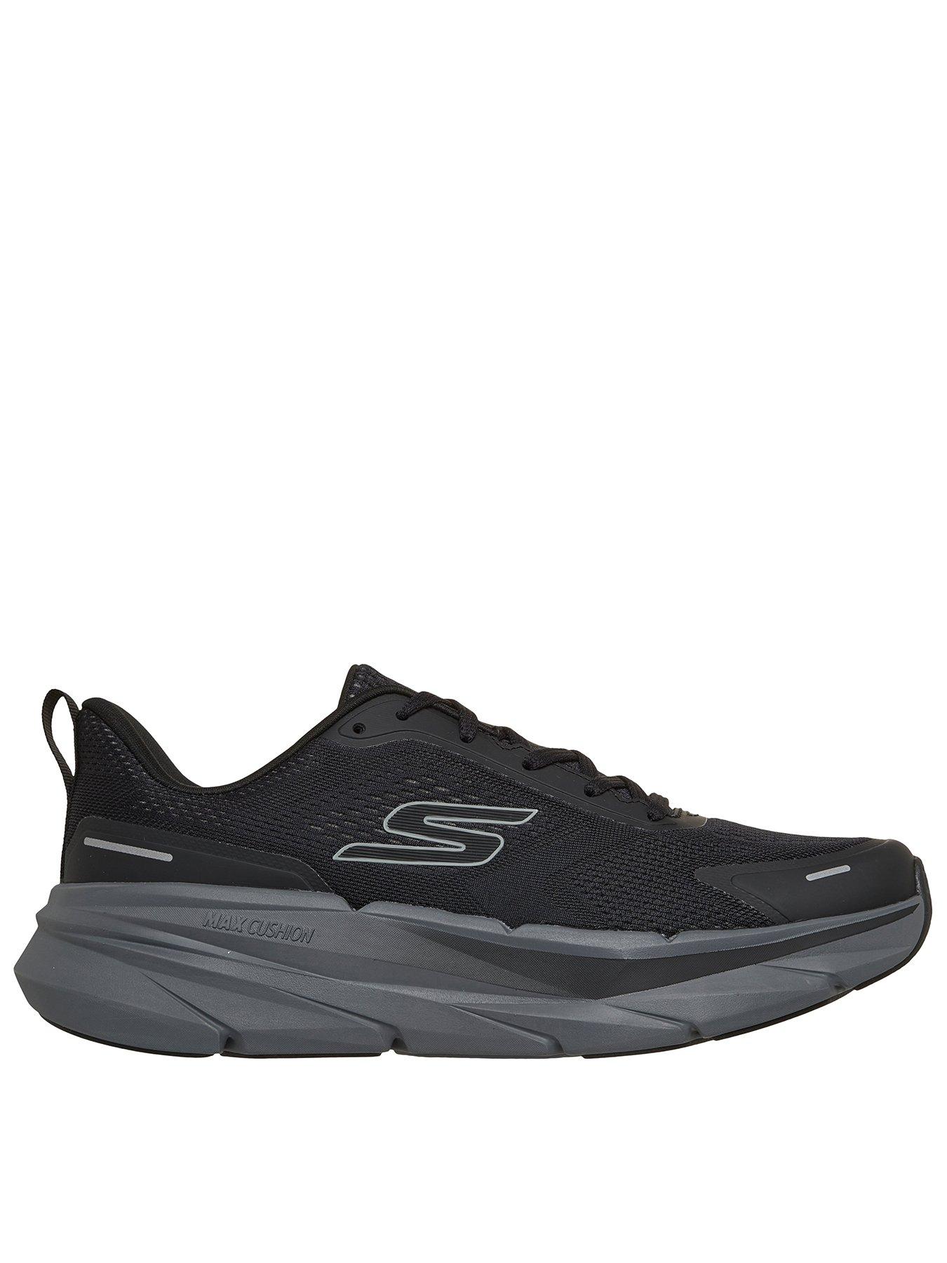 Skechers Men's Max Cushioning Premier 3 Engineered Mesh Trainers With Hotmelt Details - Black