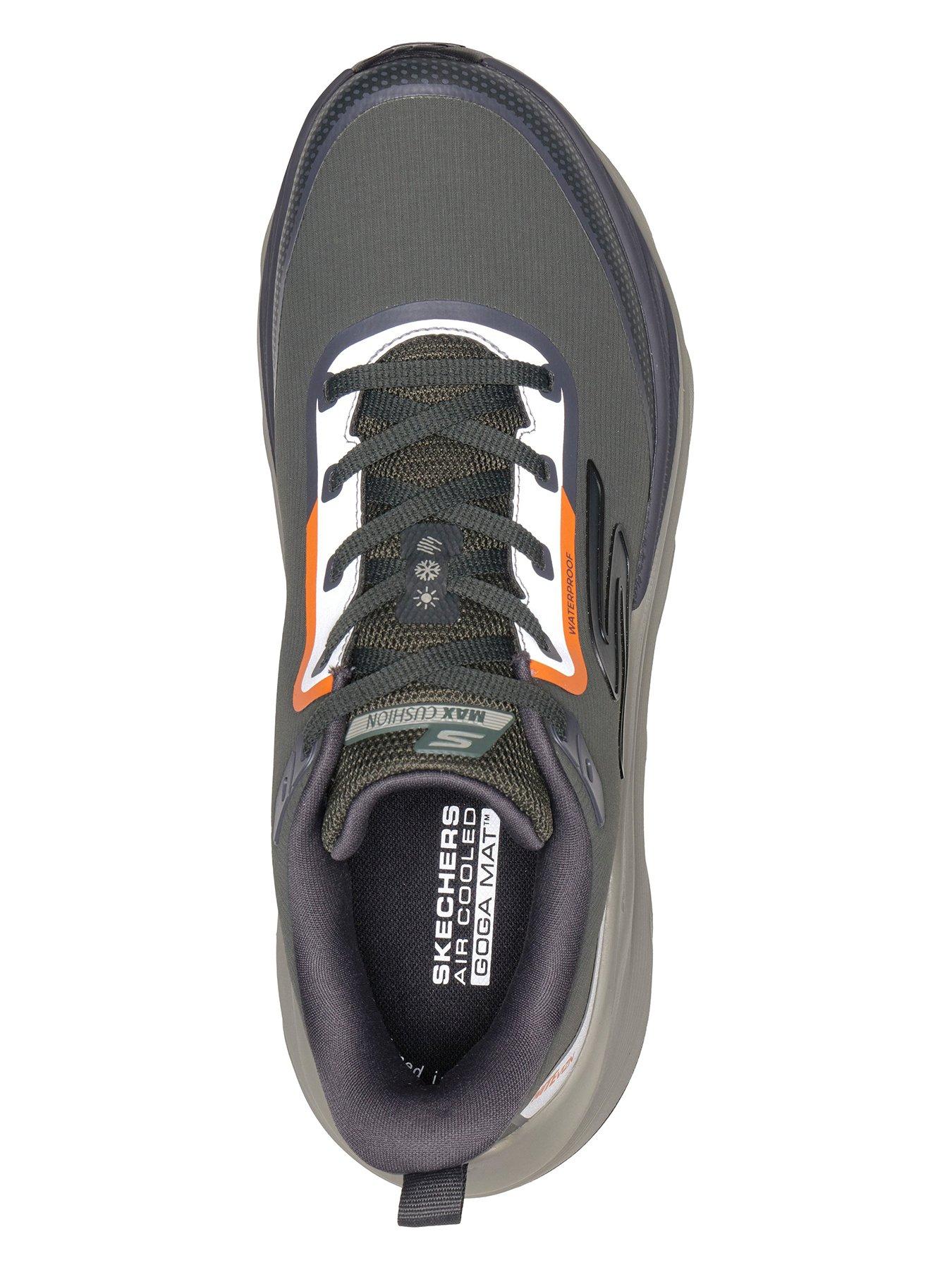 Image 3 of 5 of Skechers Max Run Waterproof Nitevizn Lace Up Trainers With Goodyear Rubber - Green
