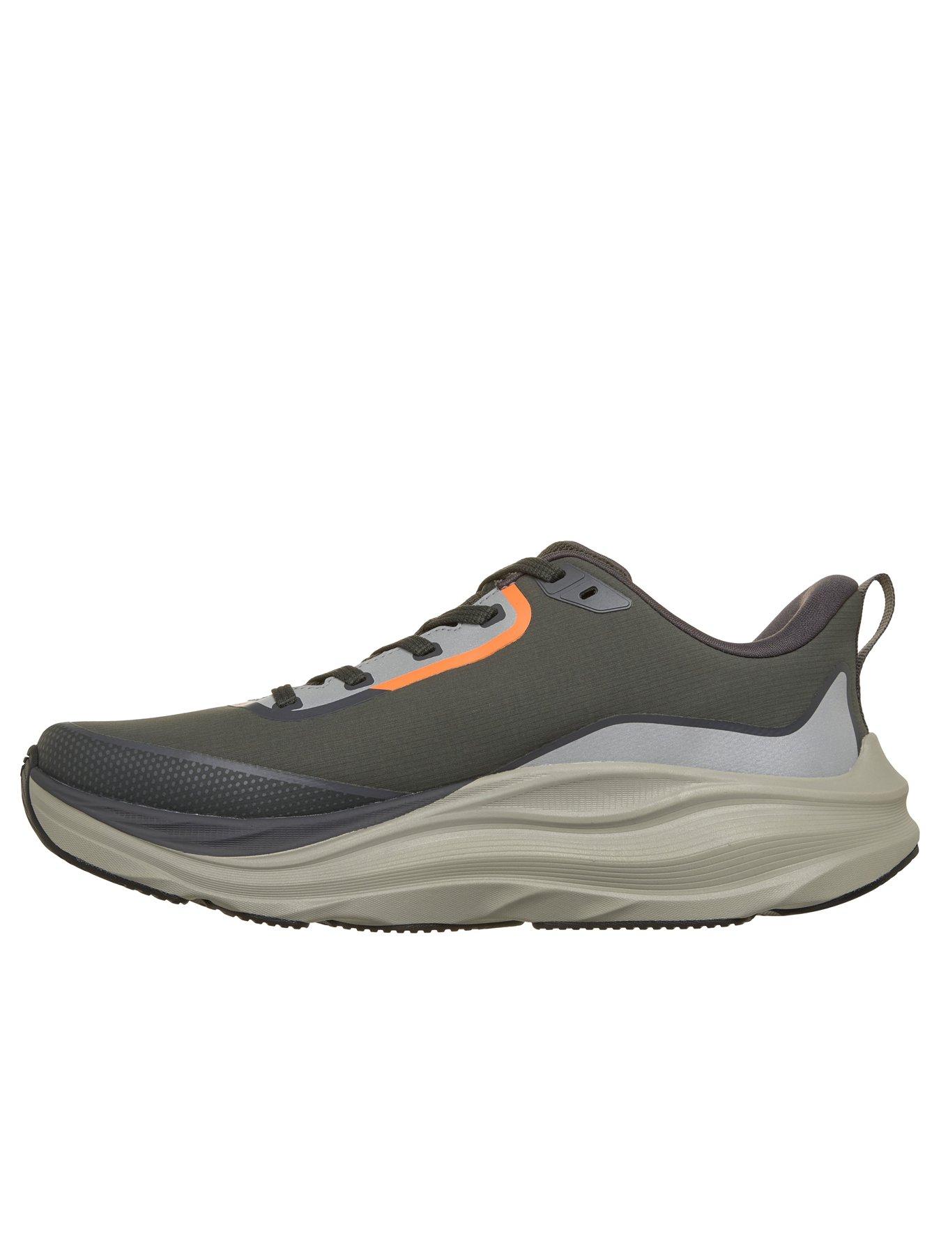 Image 5 of 5 of Skechers Max Run Waterproof Nitevizn Lace Up Trainers With Goodyear Rubber - Green
