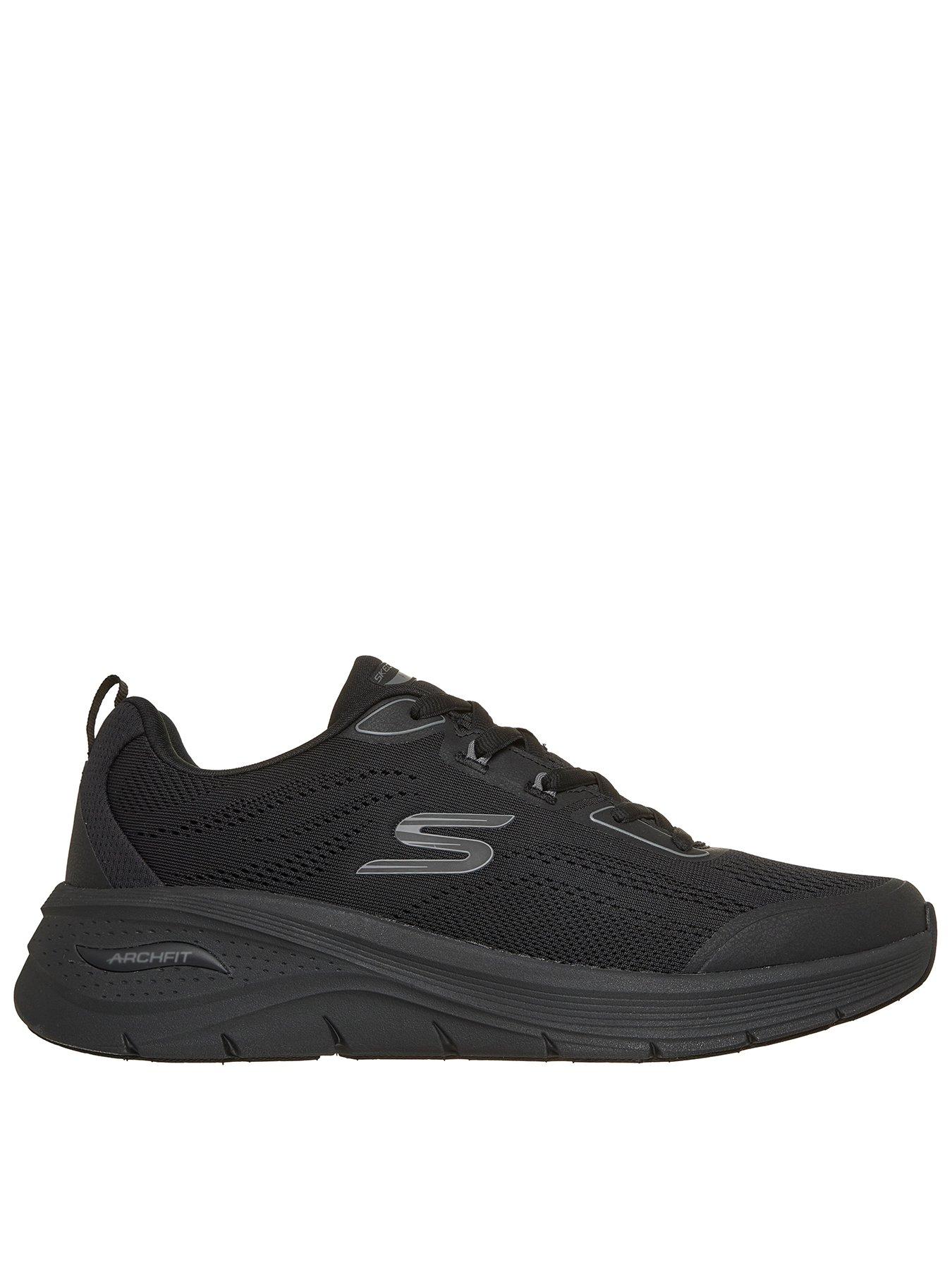Skechers Men's Arch Fit 3.0 - Prawsper Sneaker in Black, Size 12, Vegan, Machine Washable