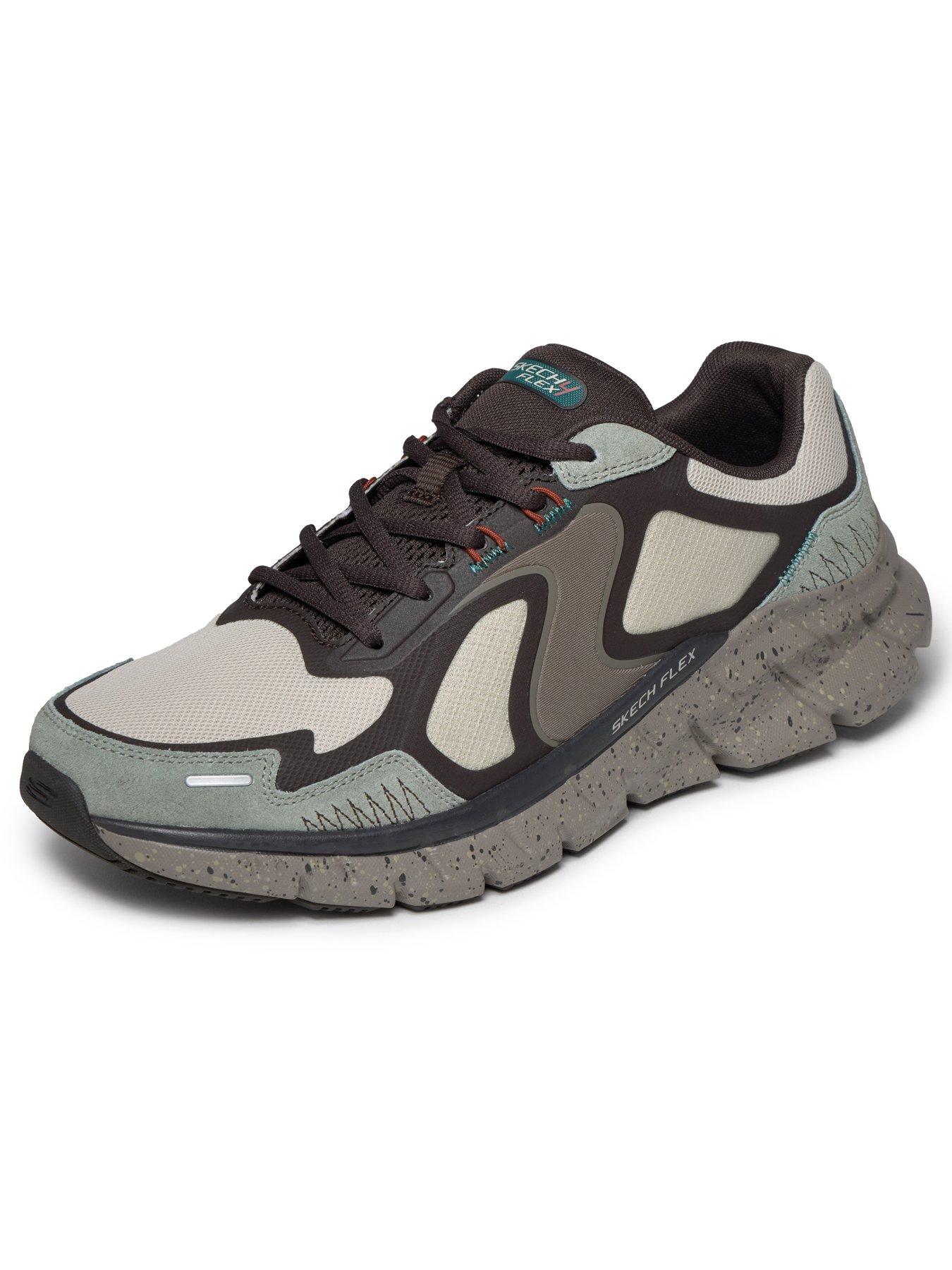 Image 6 of 6 of Skechers Men's Skech Flex 4 Oswan Mono Mesh Trainers with Microfiber Overlays - Natural