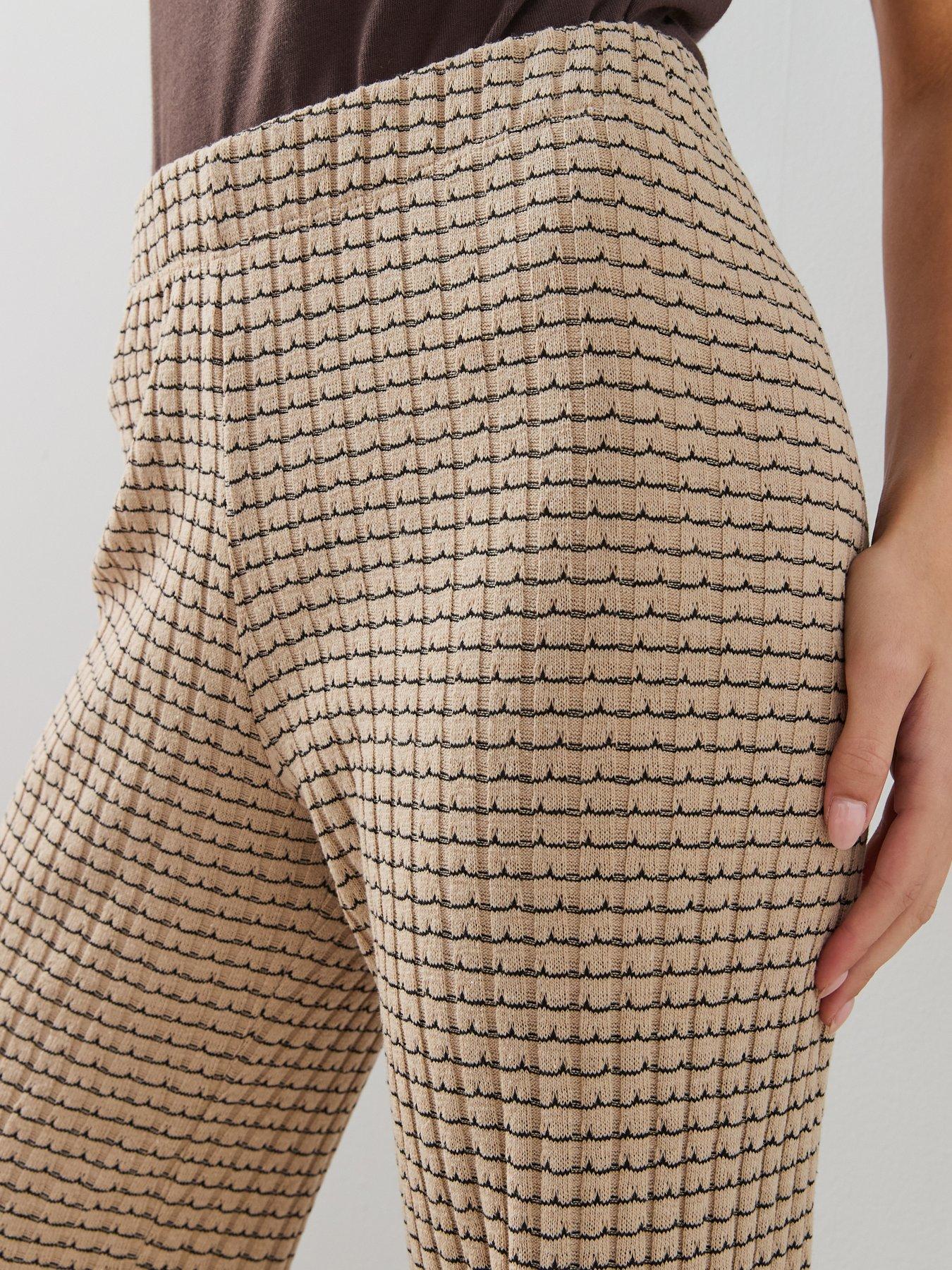 Image 5 of 6 of The Very Collection Textured Wide Leg Trouser