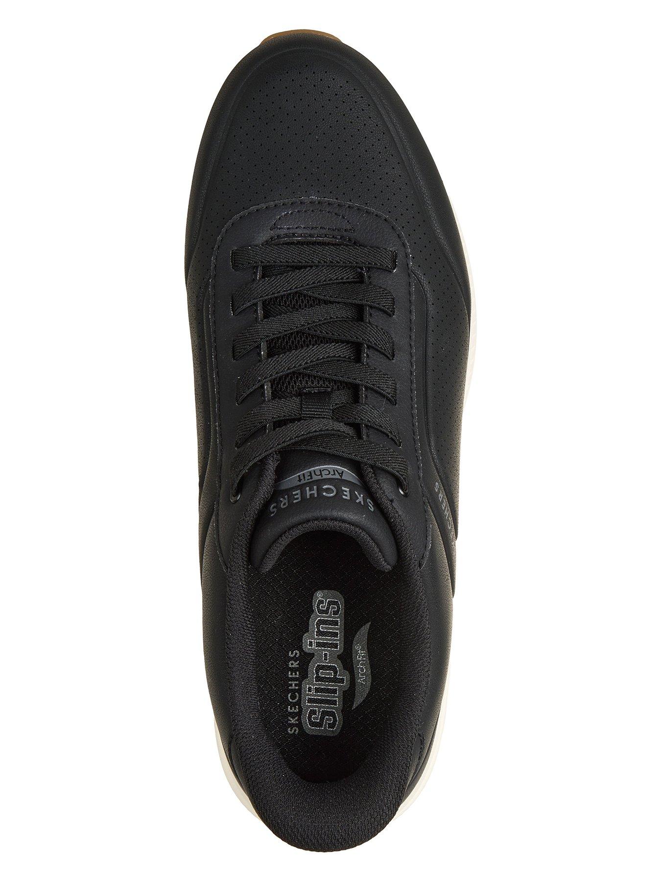 Image 2 of 5 of Skechers Slip-On Bungee Lace Arch Fit Trainers - Black