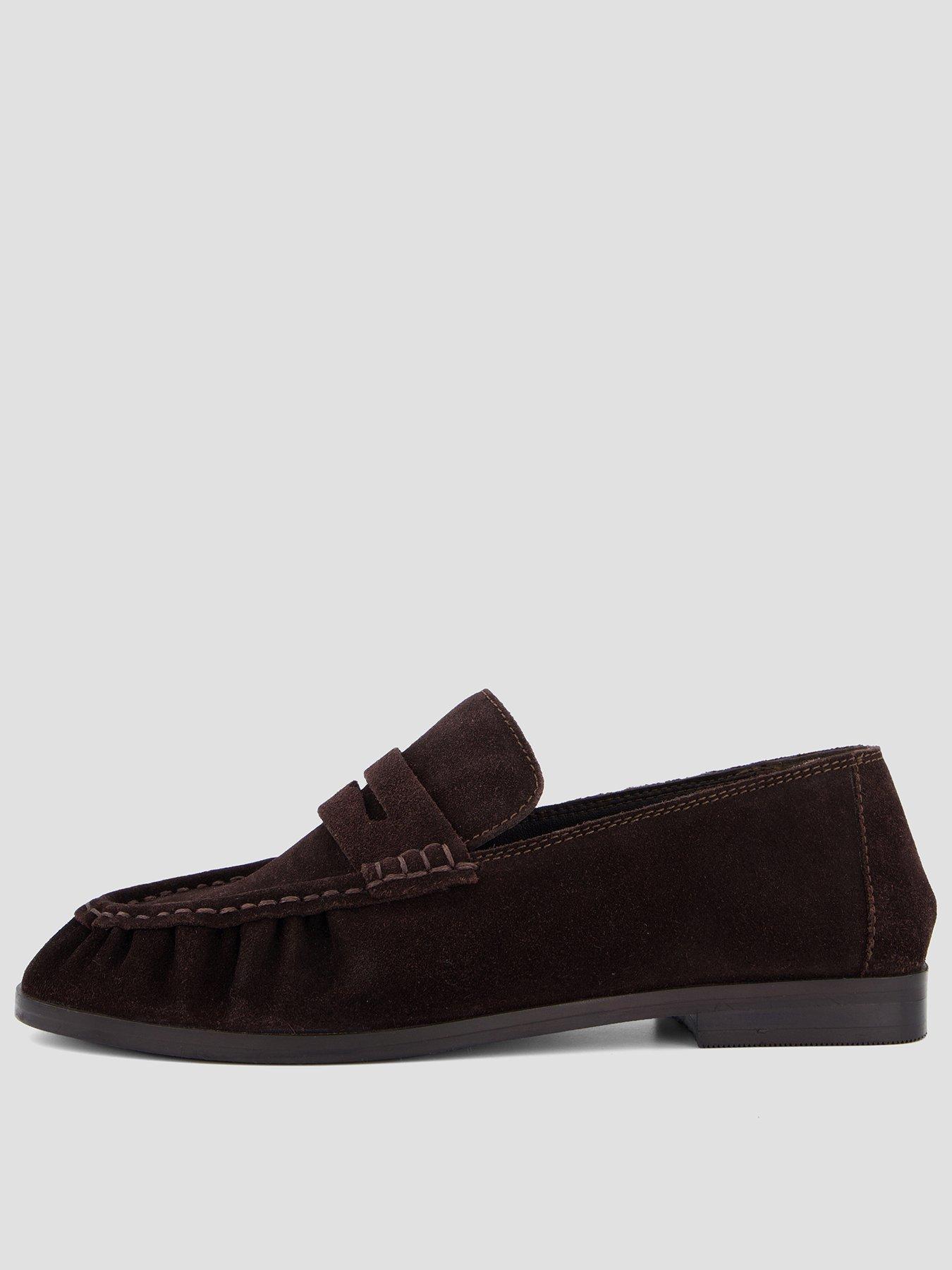 The Very Collection Wide Fit Leather Penny Loafer