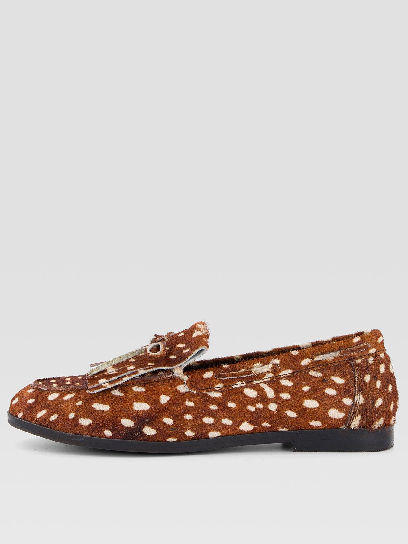 Image 1 of 7 of The Very Collection Leather Loafer - Brown