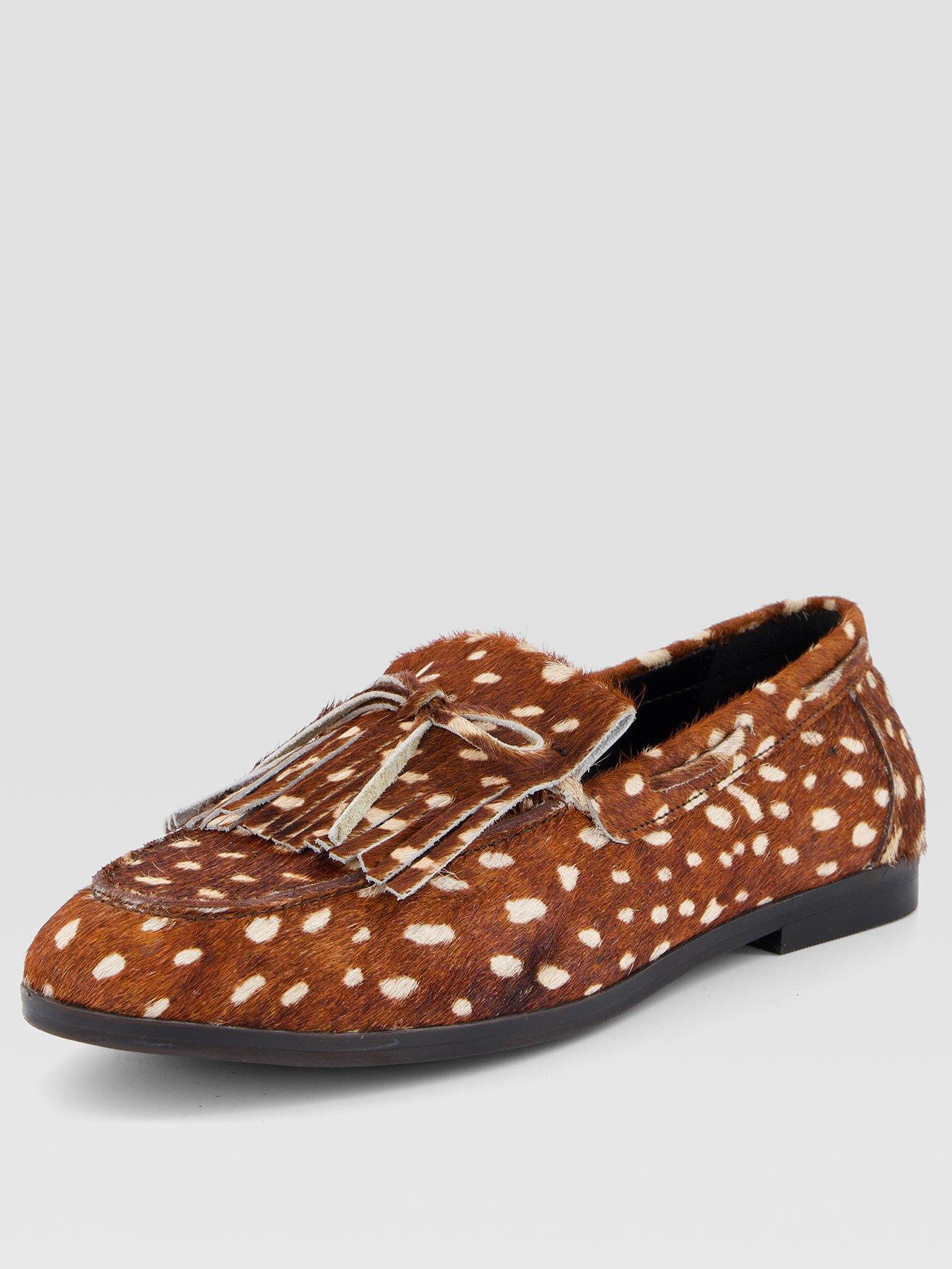 Image 2 of 7 of The Very Collection Leather Loafer - Brown