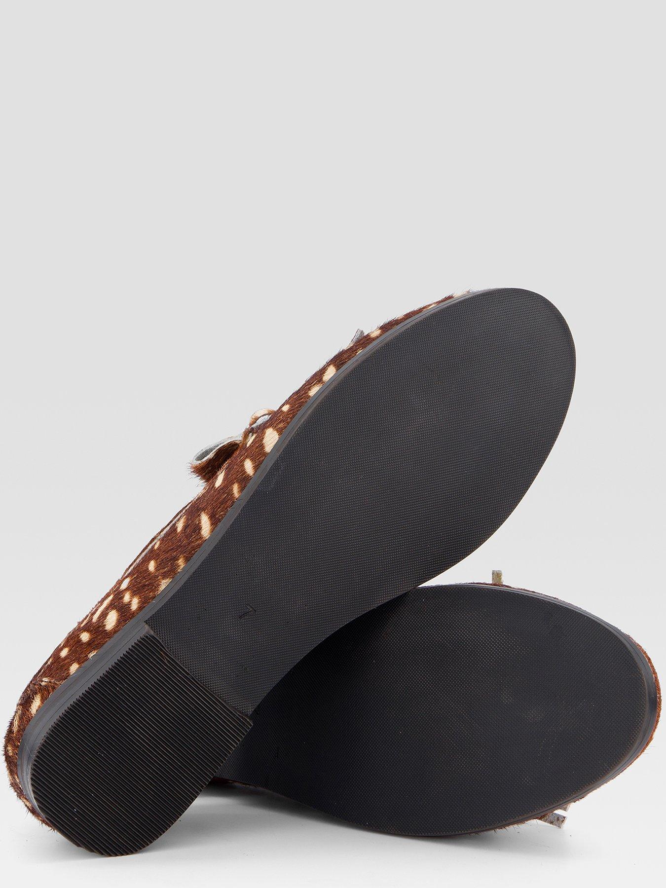 Image 4 of 7 of The Very Collection Leather Loafer - Brown