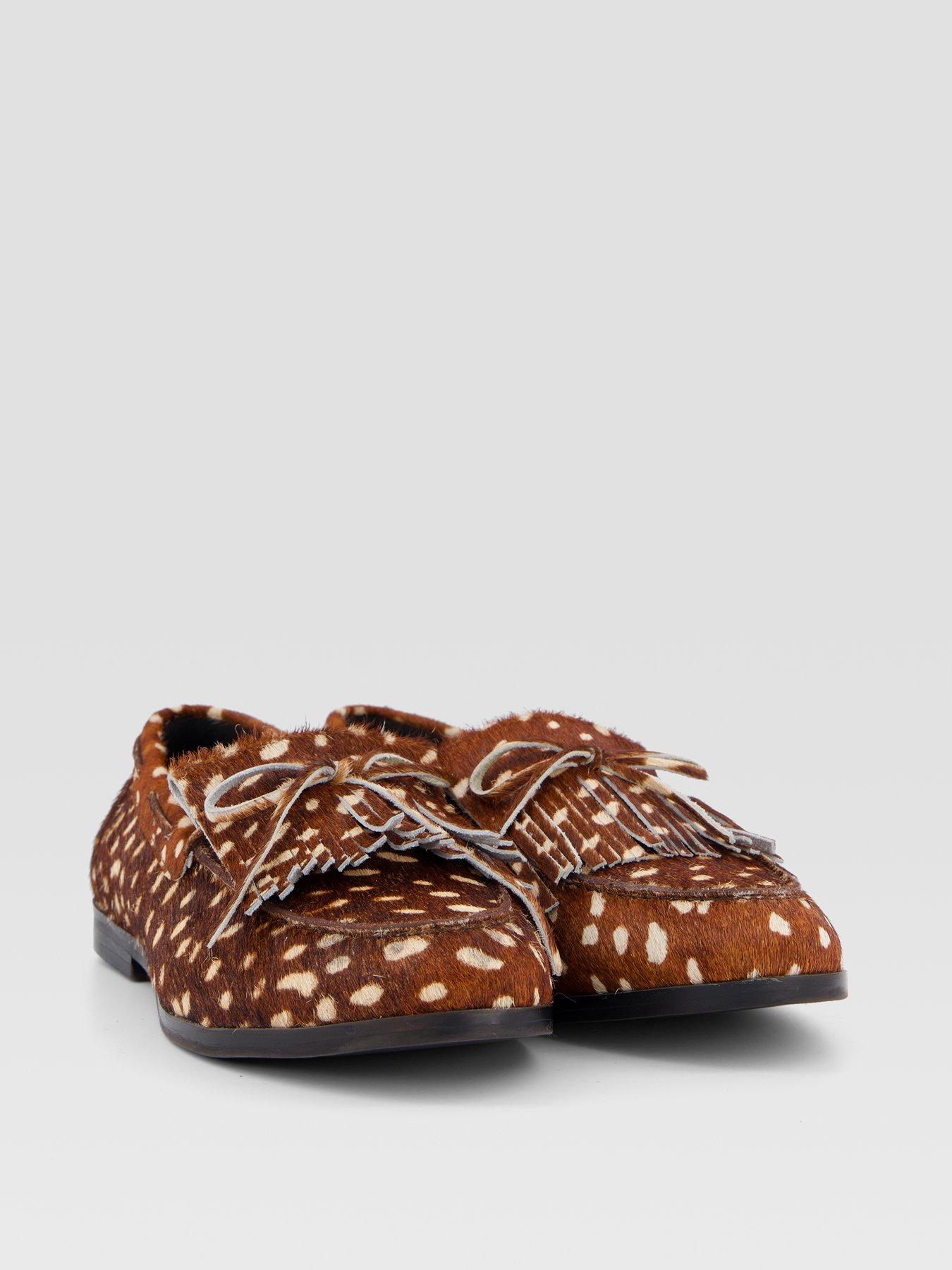 Image 6 of 7 of The Very Collection Leather Loafer - Brown