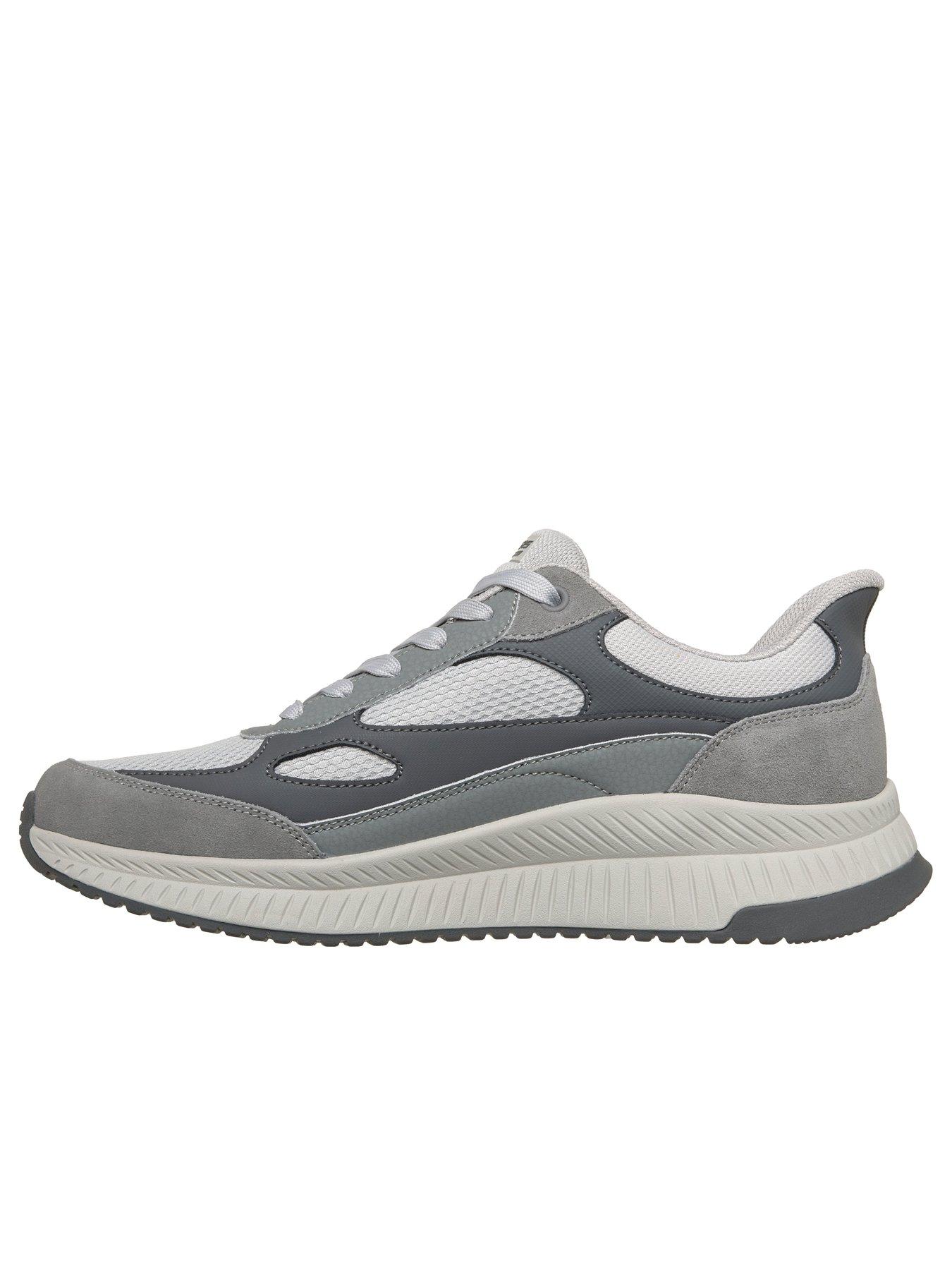Image 5 of 6 of Skechers Slip-On Lace Trainers - Grey
