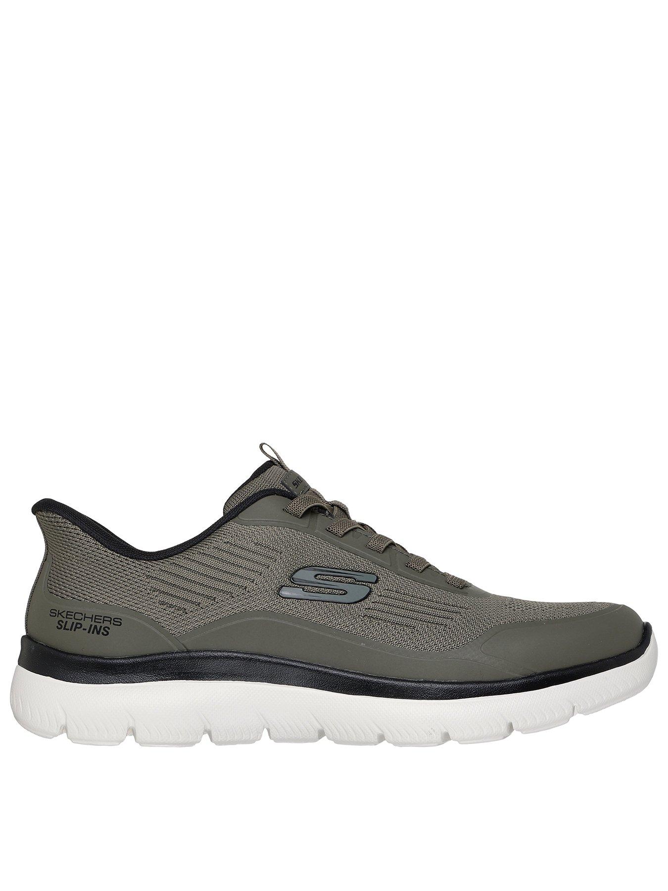 Skechers Summitsslip-Ins Engineered Knit Slip On Sneaker - Green