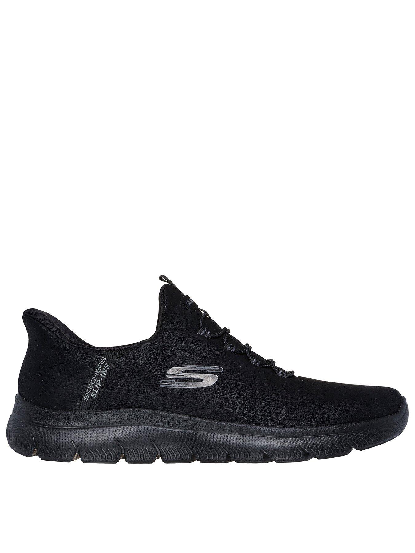 Image 1 of 4 of Skechers Bungee Slip-On Trainers - Black