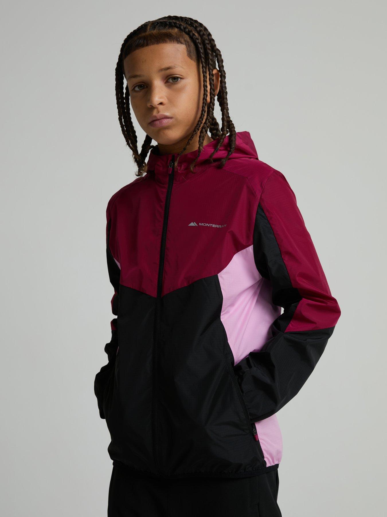 Monterrain Boys Plateau Windbreaker - Black