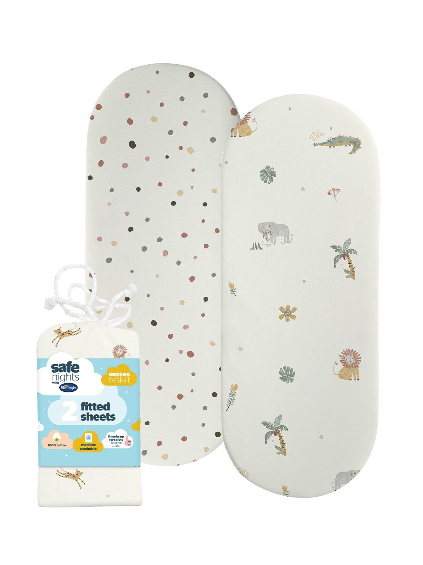 silentnight-safe-nights-fitted-sheet-moses-basket-safari-2-packfront