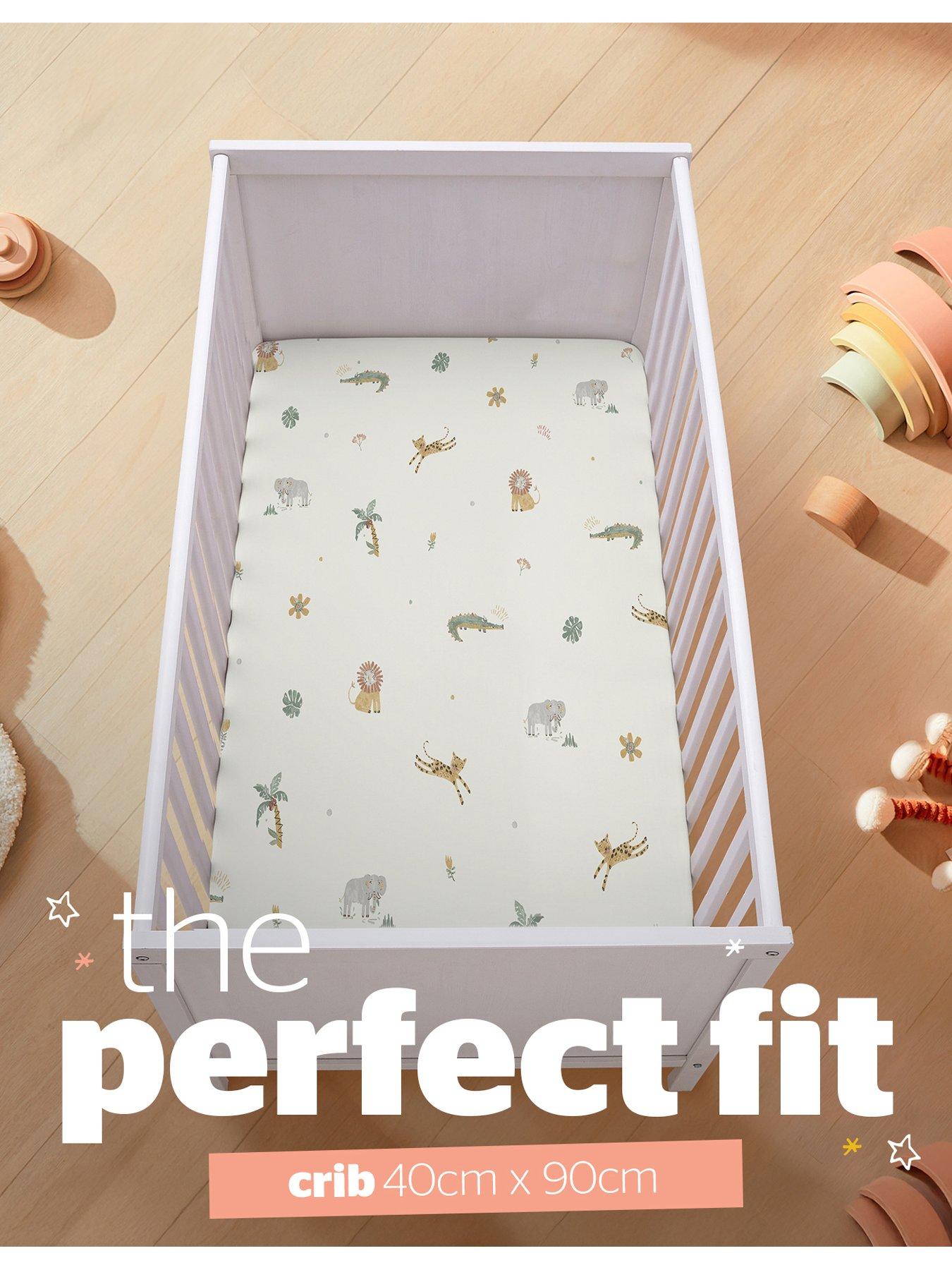 Image 4 of 7 of Silentnight Silentnight Safe Nights Fitted Sheet - Crib - Safari - 2 Pack