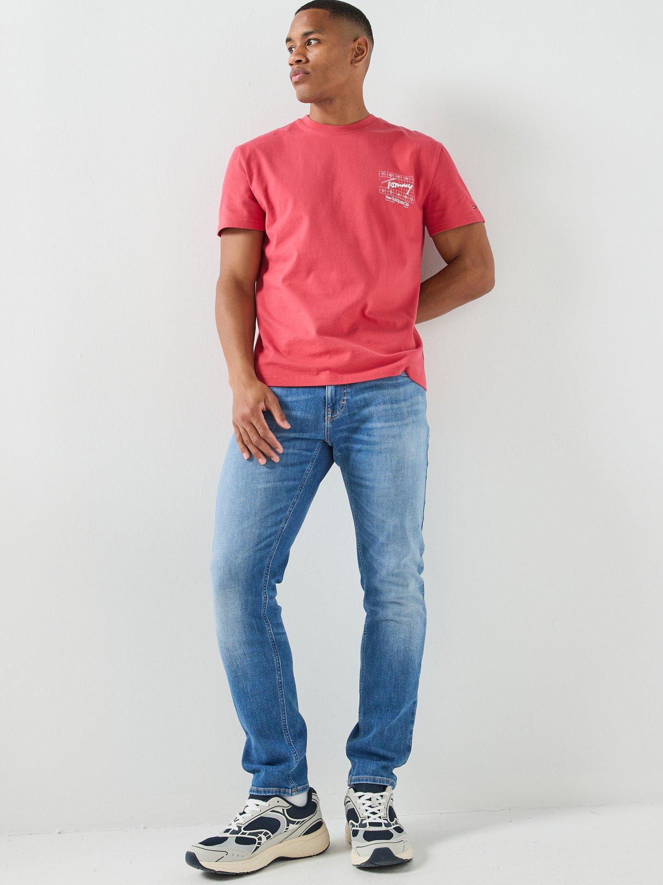 Image 3 of 6 of Tommy Jeans Austin Slim Taperd Jeans - Blue