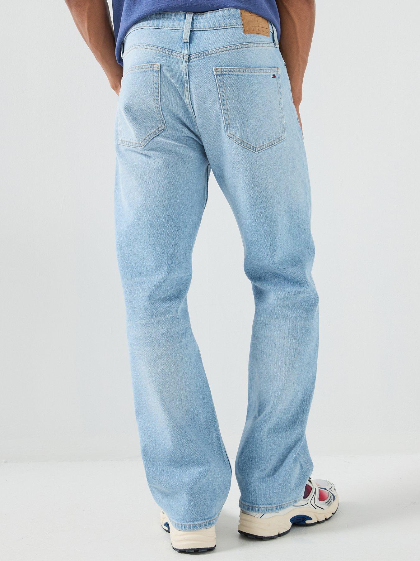 Image 2 of 6 of Tommy Jeans Otis Regular Straight Jeans - Light Blue