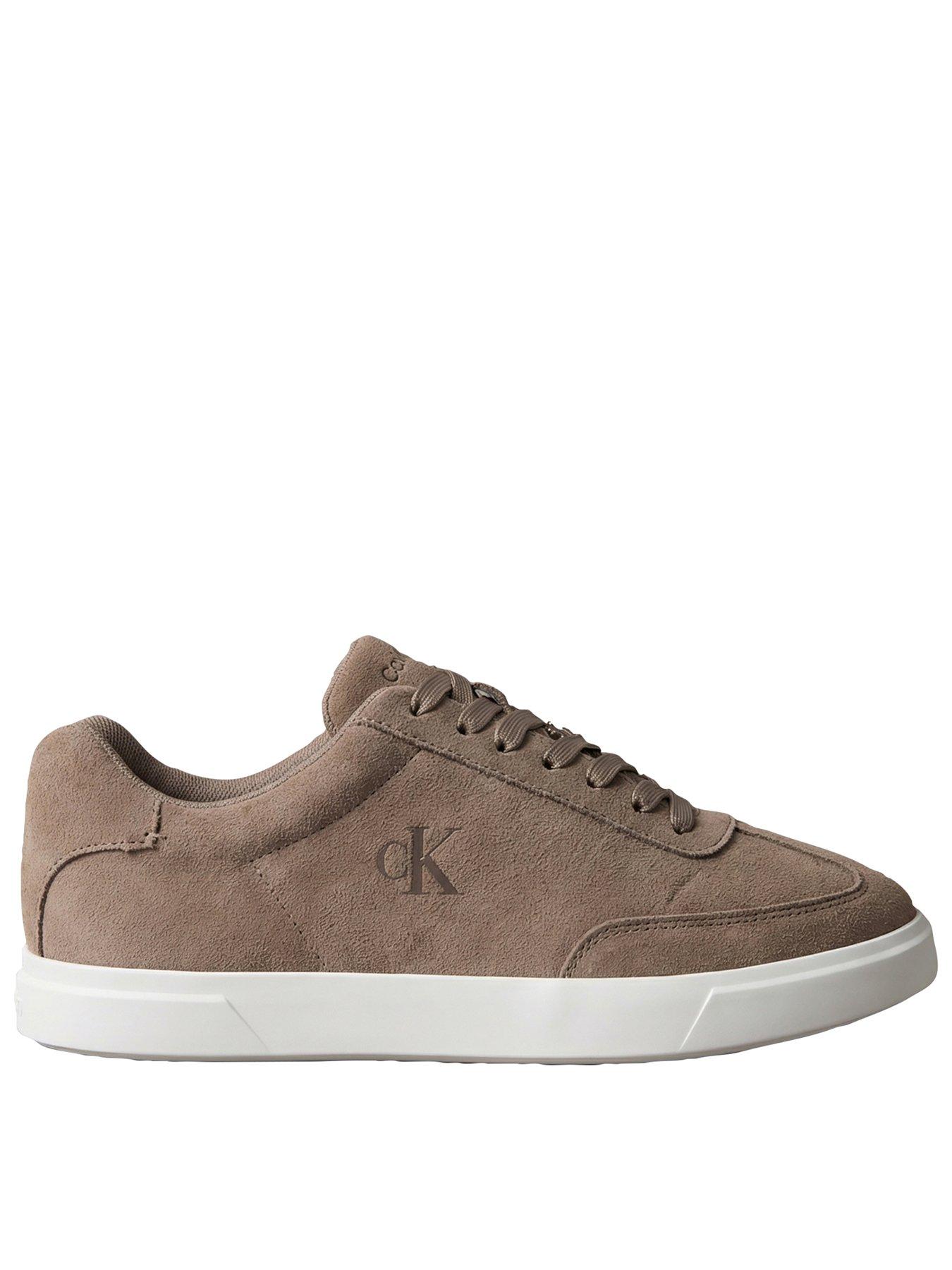 Calvin Klein Calvin Klein Low Profile Suede Trainers - Beige