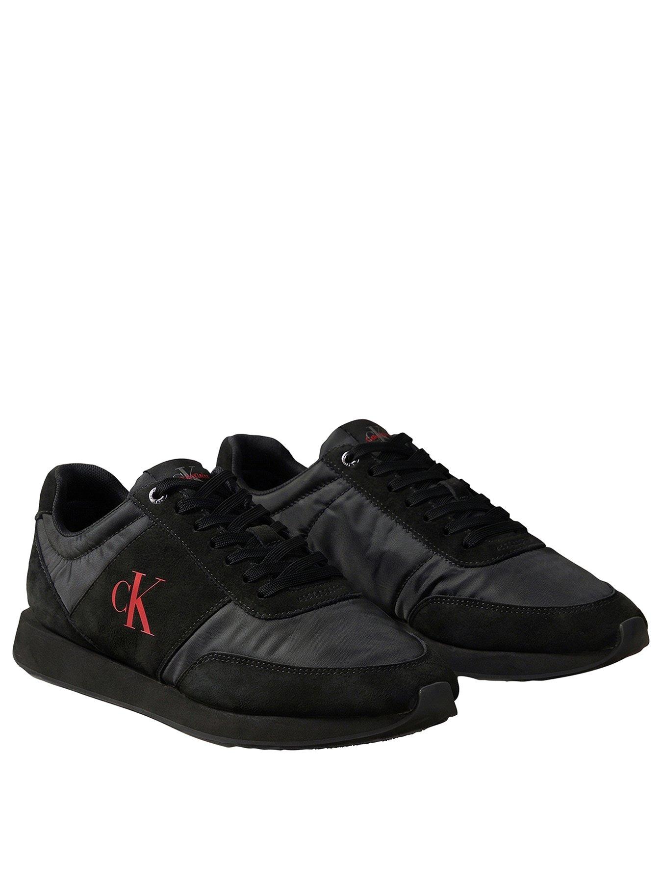 Image 2 of 5 of Calvin Klein Retro Runner Trainers - Black