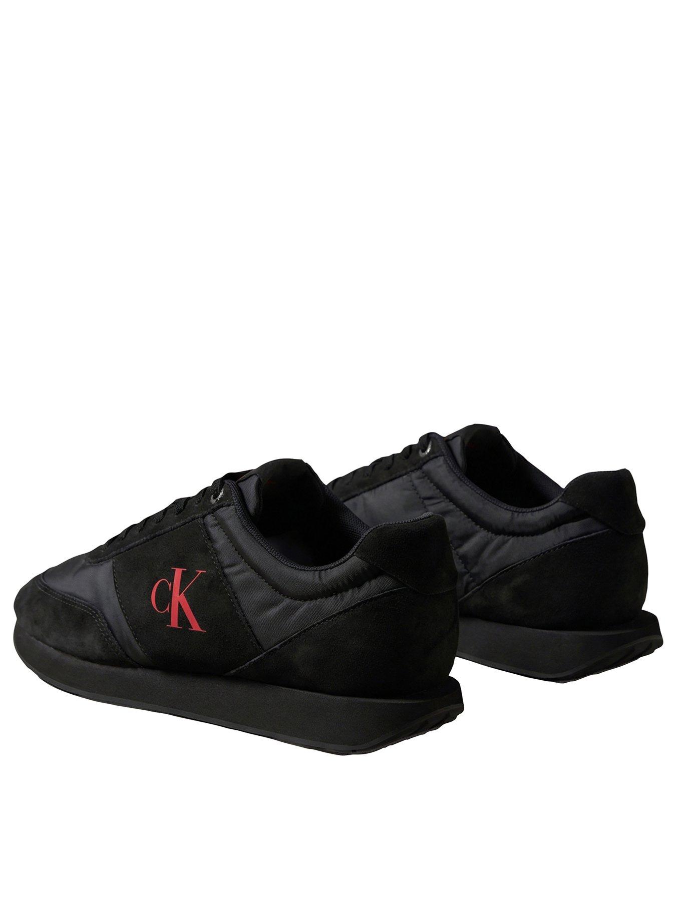 Image 3 of 5 of Calvin Klein Retro Runner Trainers - Black