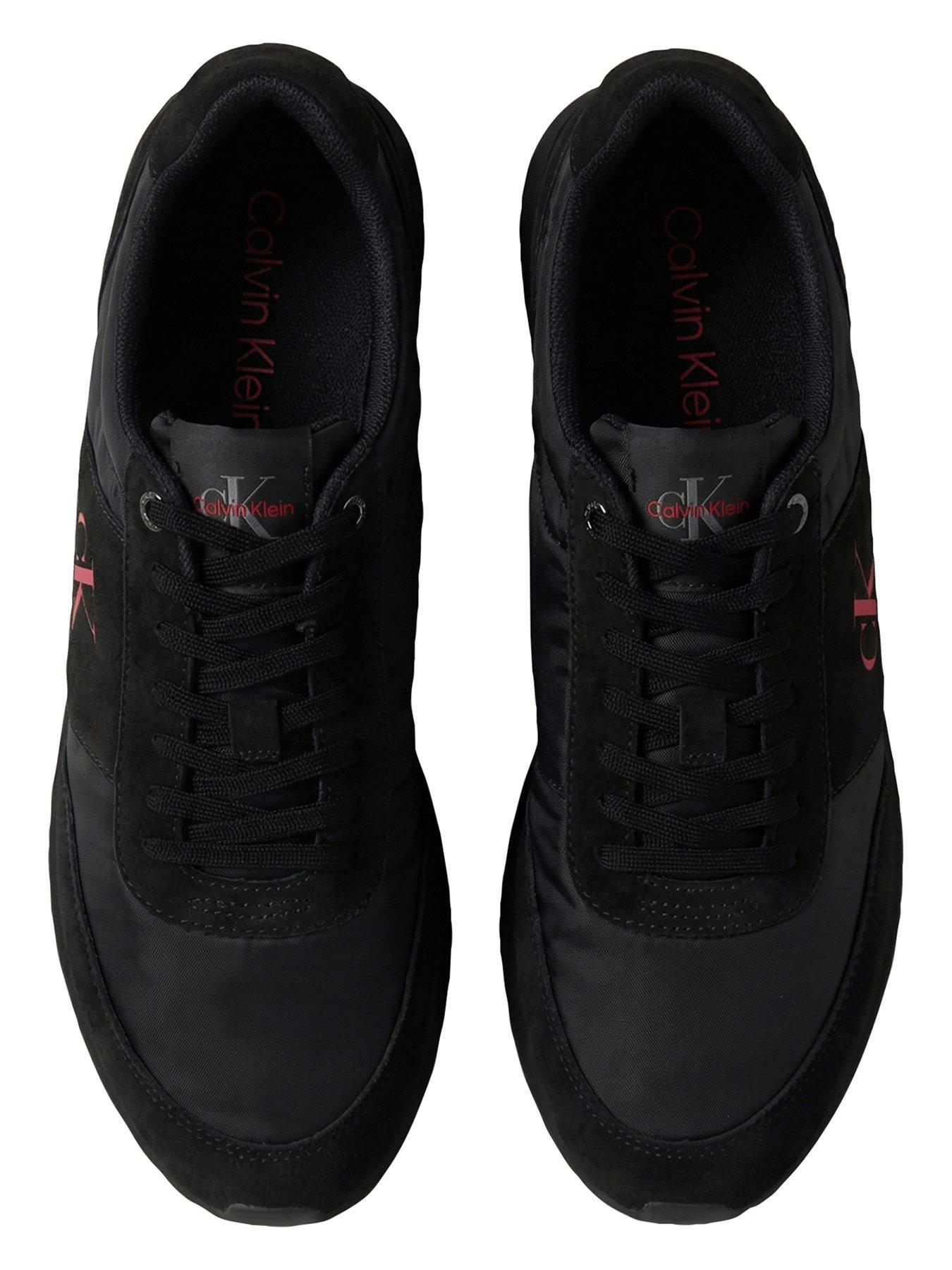 Image 4 of 5 of Calvin Klein Retro Runner Trainers - Black