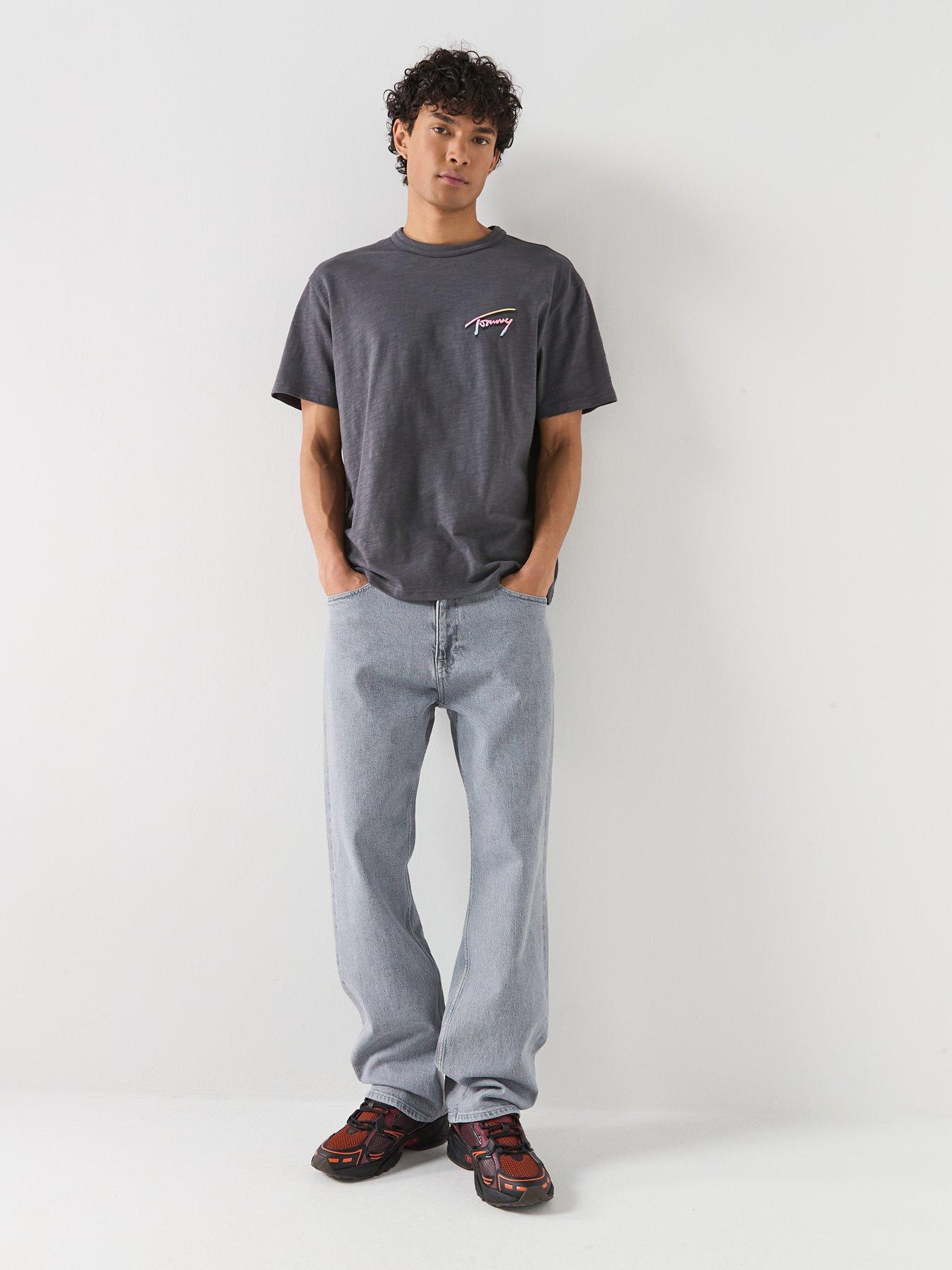 Image 3 of 6 of Tommy Jeans Relaxed Novelty Back Graphic T-Shirt - Black
