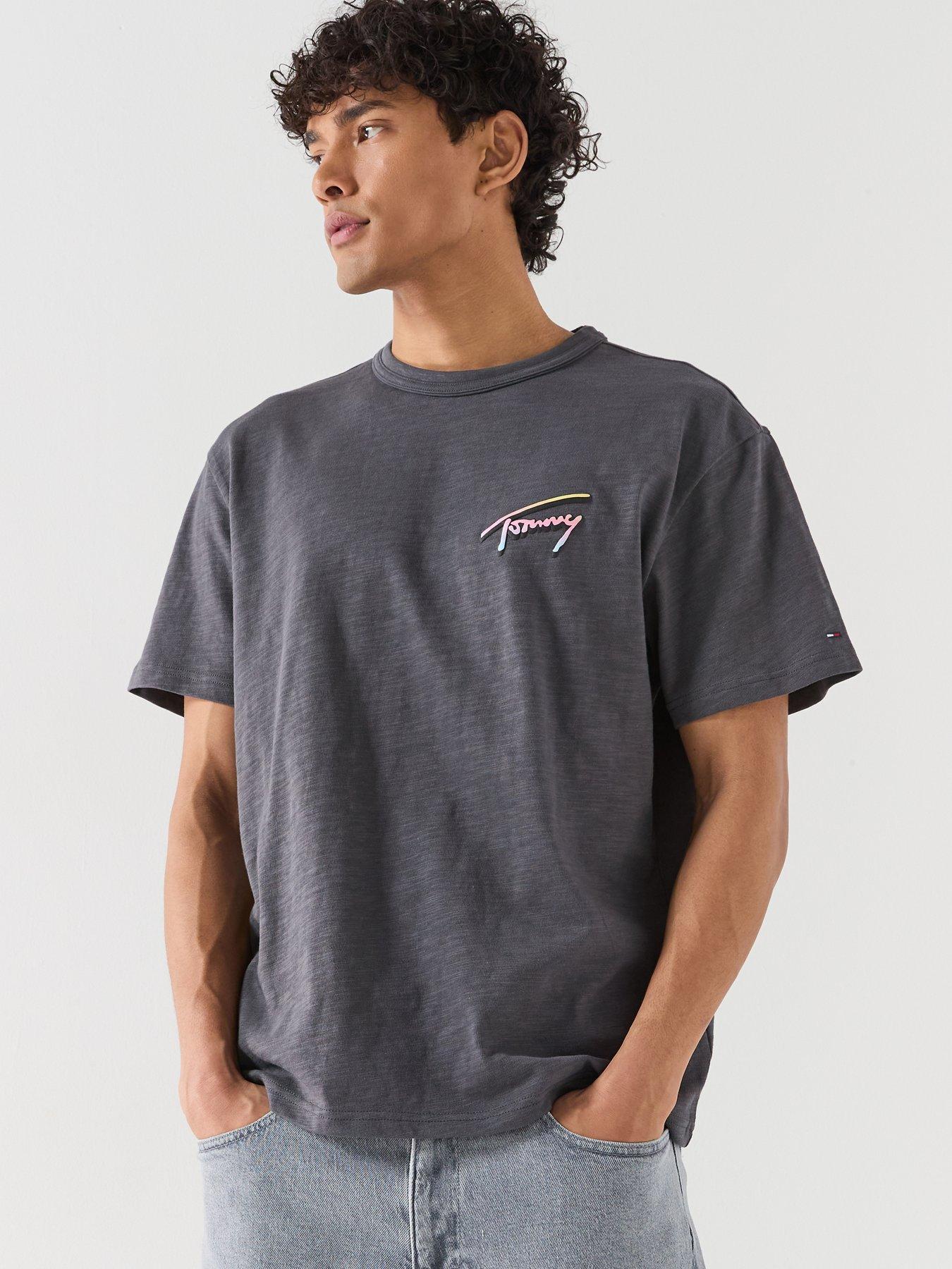 Image 5 of 6 of Tommy Jeans Relaxed Novelty Back Graphic T-Shirt - Black
