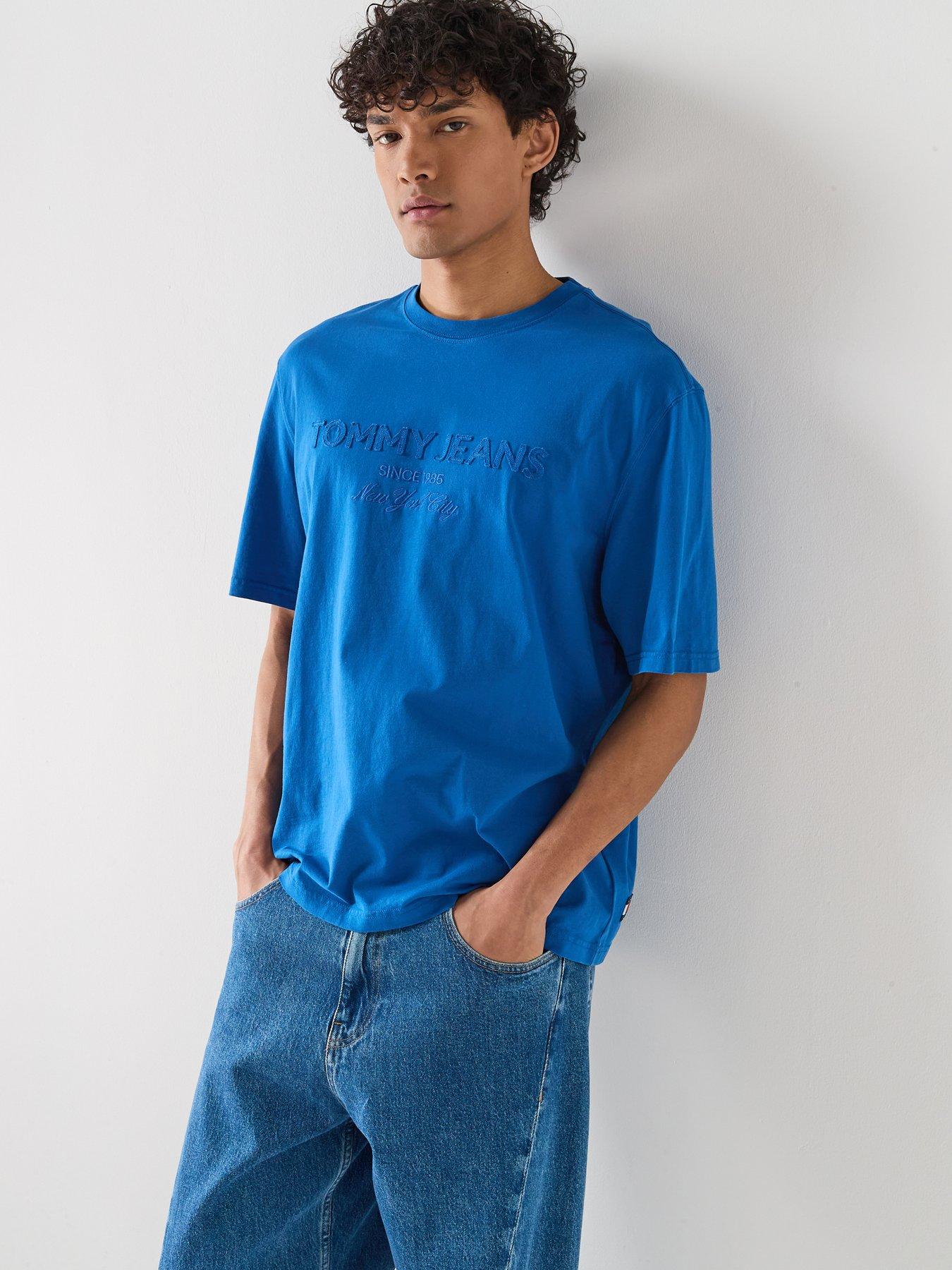 Image 1 of 6 of Tommy Jeans 90S Fit New Classics T-Shirt - Blue