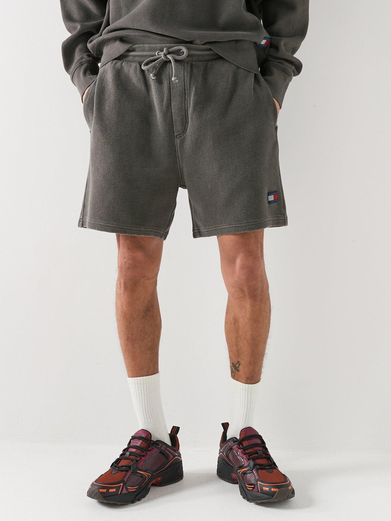Tommy Jeans Washed Waffle Beach Short - Black